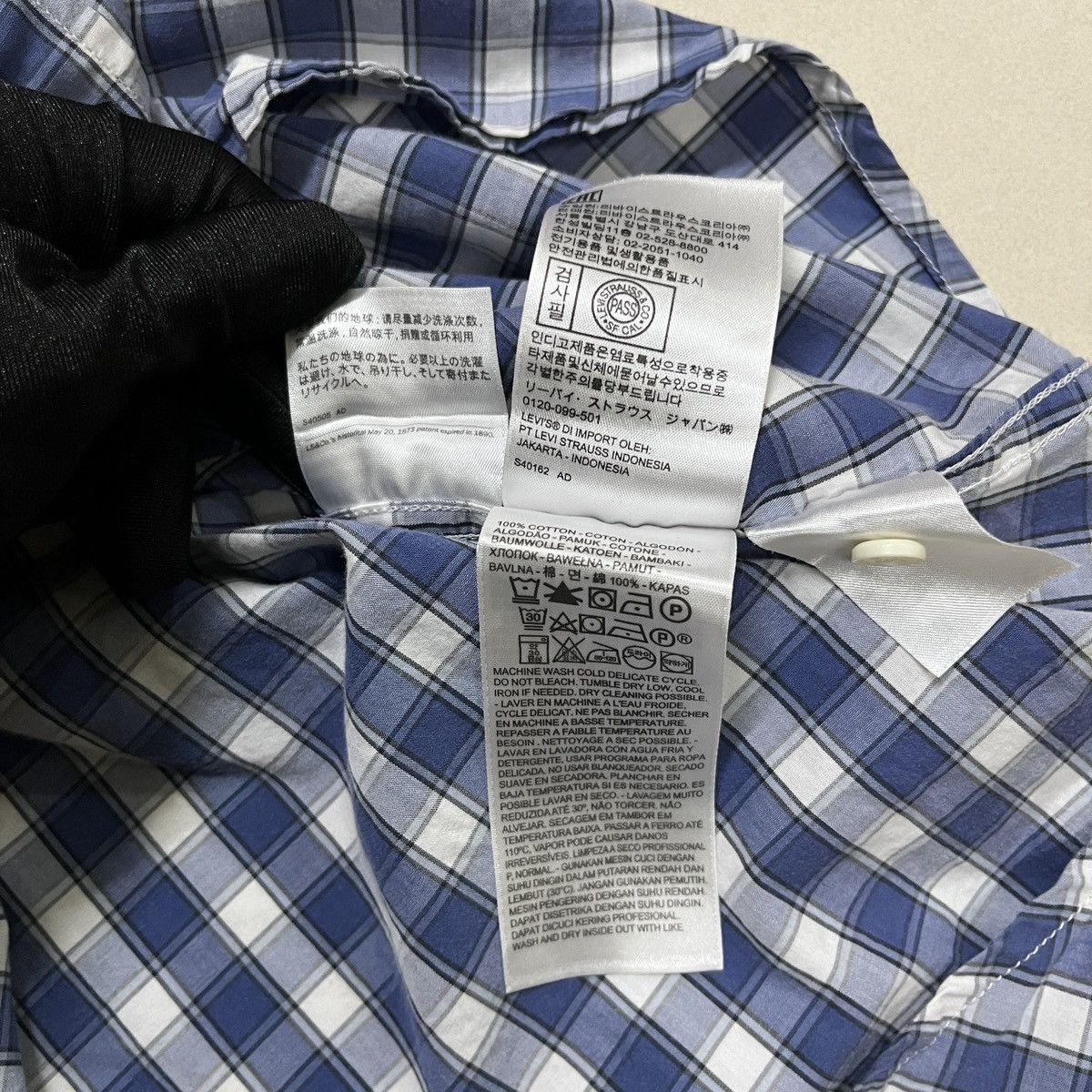 Levi's × Levi's Made & Crafted × Levi's Vintage Clothing Levis Checkered Button Up Shirt Size US M / EU 48-50 / 2 - 8 Thumbnail