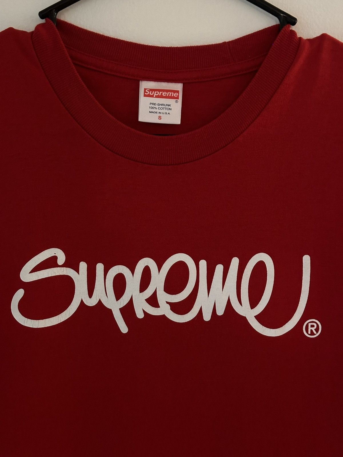 Supreme Supreme Handstyle Tee Size US S / EU 44-46 / 1 - 2 Thumbnail