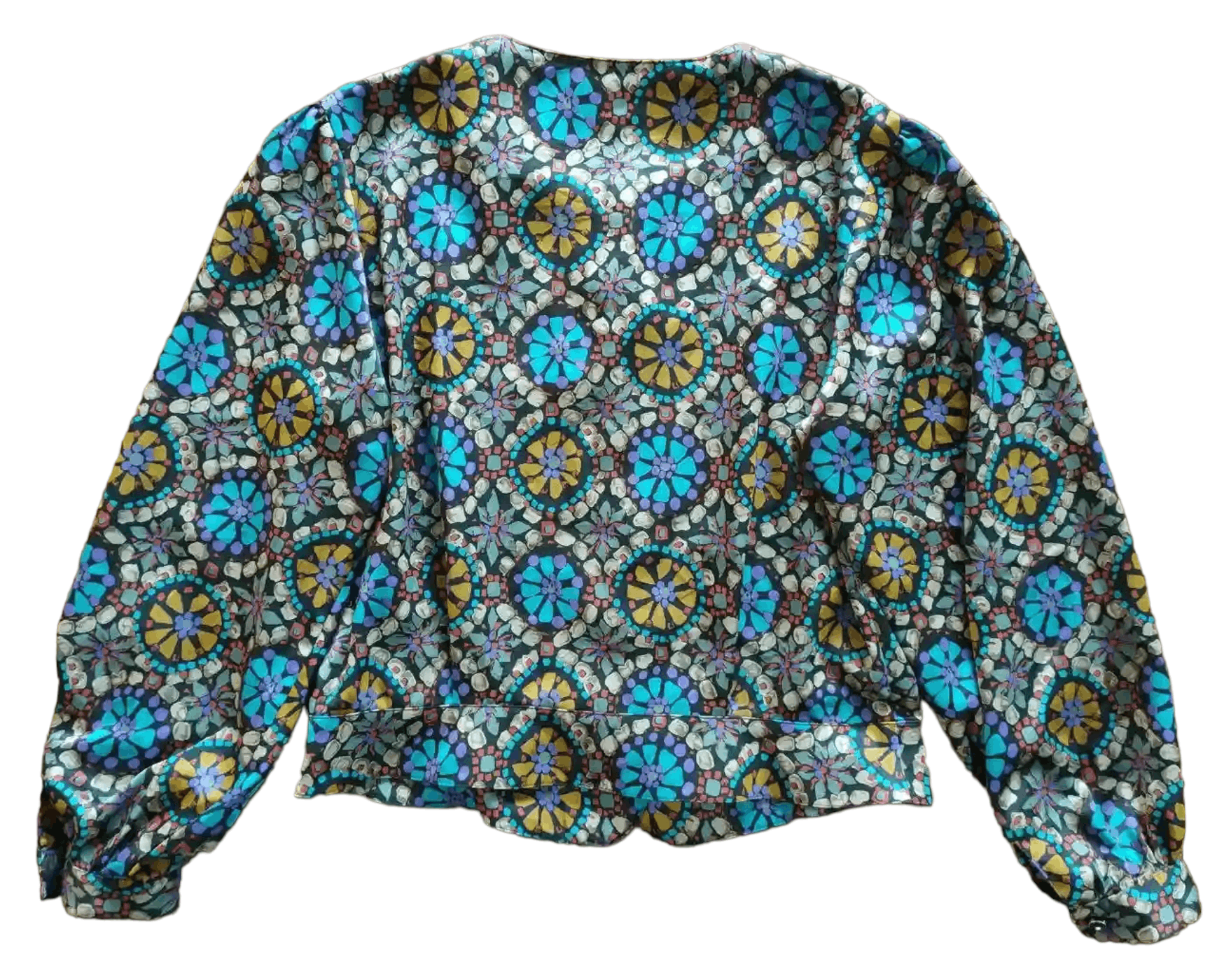 Pierre Balmain Vintage Pierre Balmain Printed Crop Top Blause Size S / US 4 / IT 40 - 2 Thumbnail