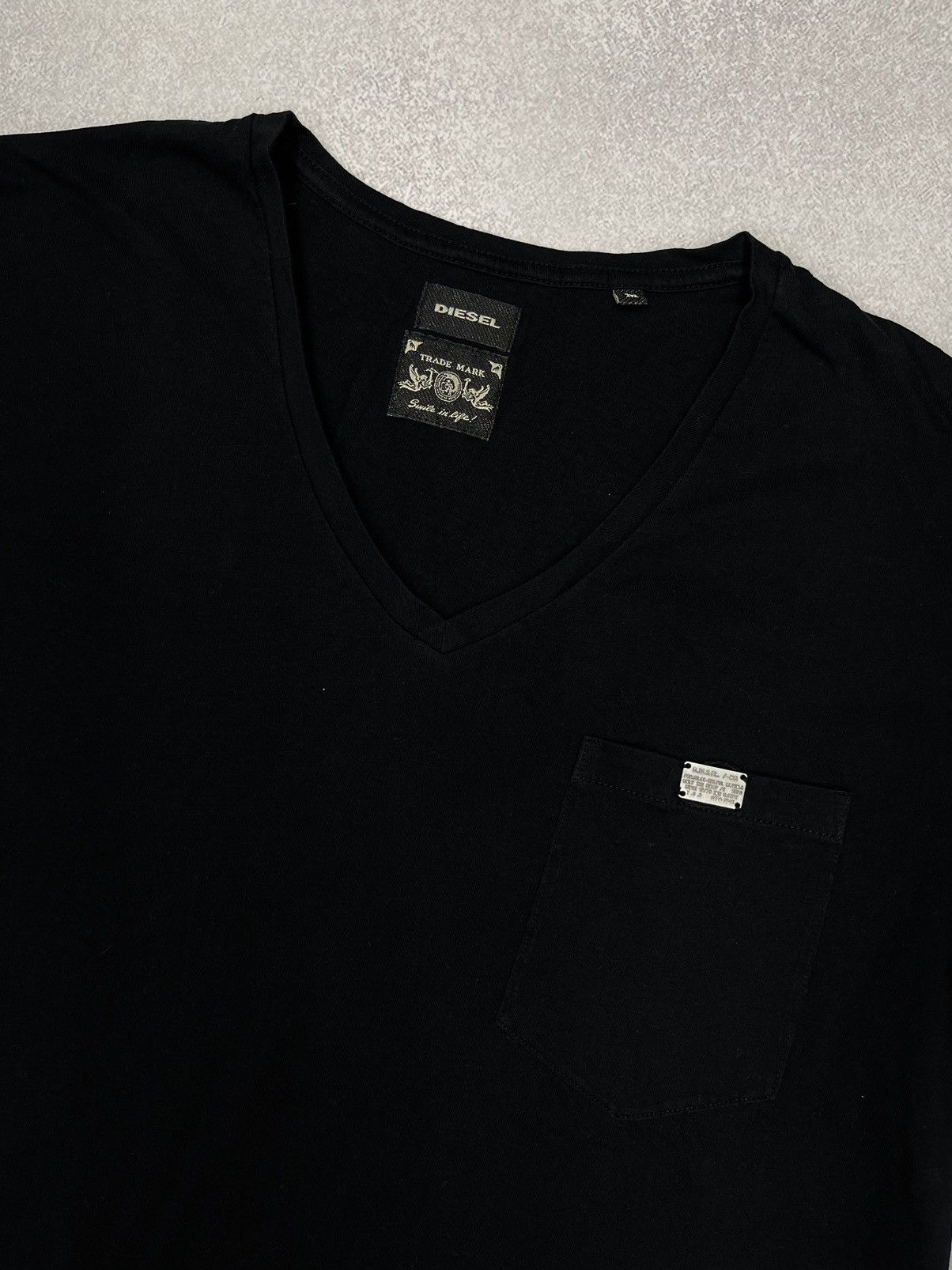 Diesel Mens Diesel Black T Shirt Size M Size US M / EU 48-50 / 2 - 4 Thumbnail