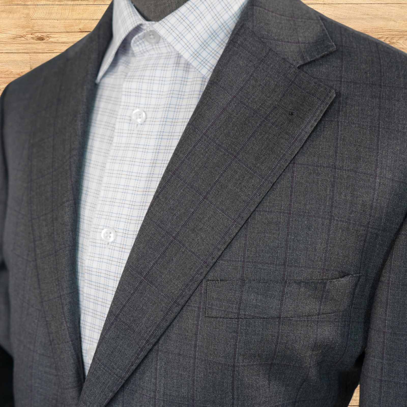 Jos. A. Bank Jos A Bank Reserve Suit Jacket Mens 44R Vitale Barberis Wool Size 44R - 3 Thumbnail