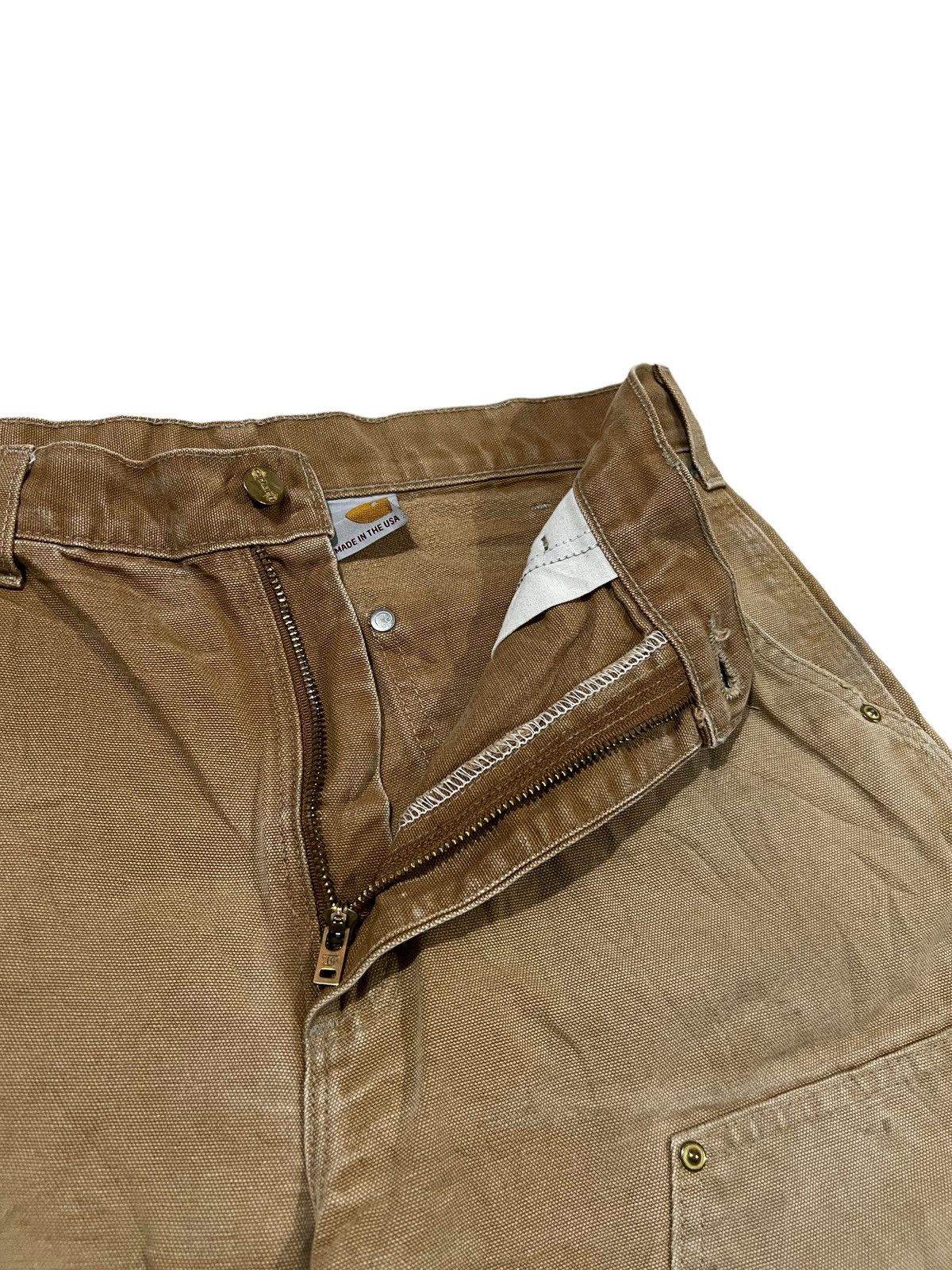 Carhartt 1990s OG Carhartt Double Knee Baggy Duck Cotton Denim Pants Size US 30 / EU 46 - 6 Thumbnail