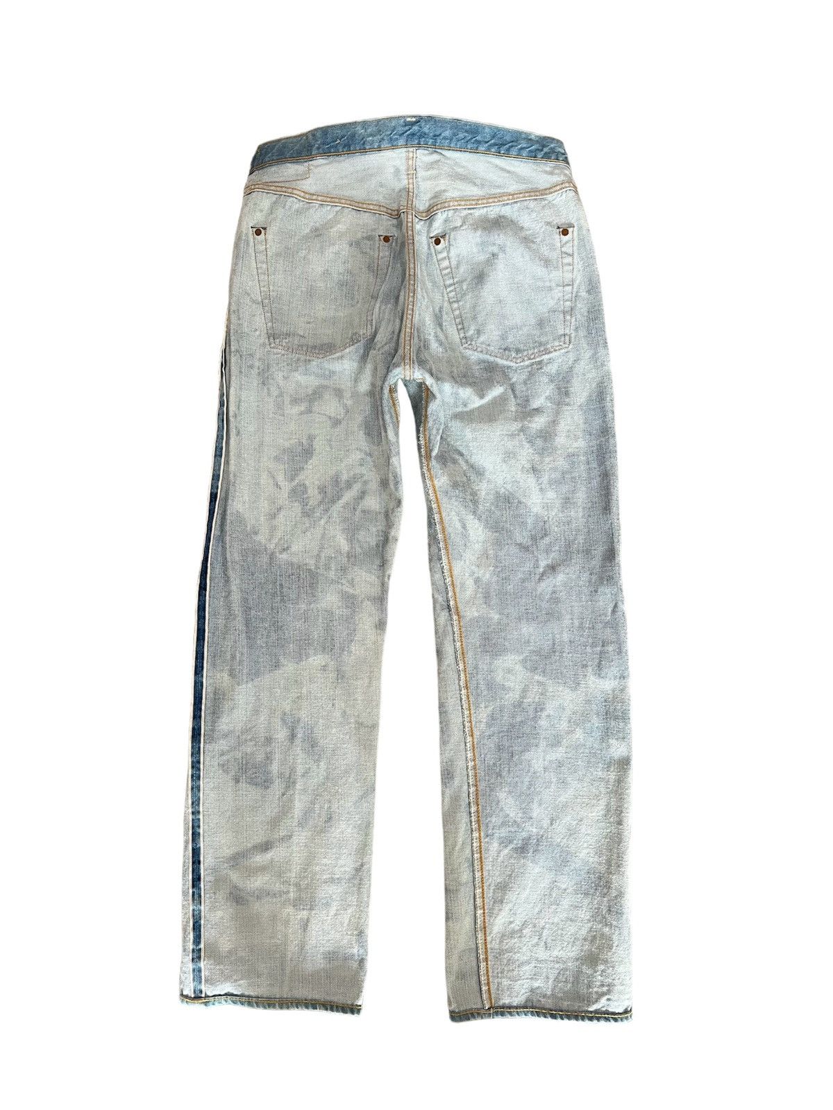 Levi's 🔥Rare🔥Levi’s 501XX Big E Redline Denim Made in Japan W36 L34 Size US 35 - 17 Thumbnail