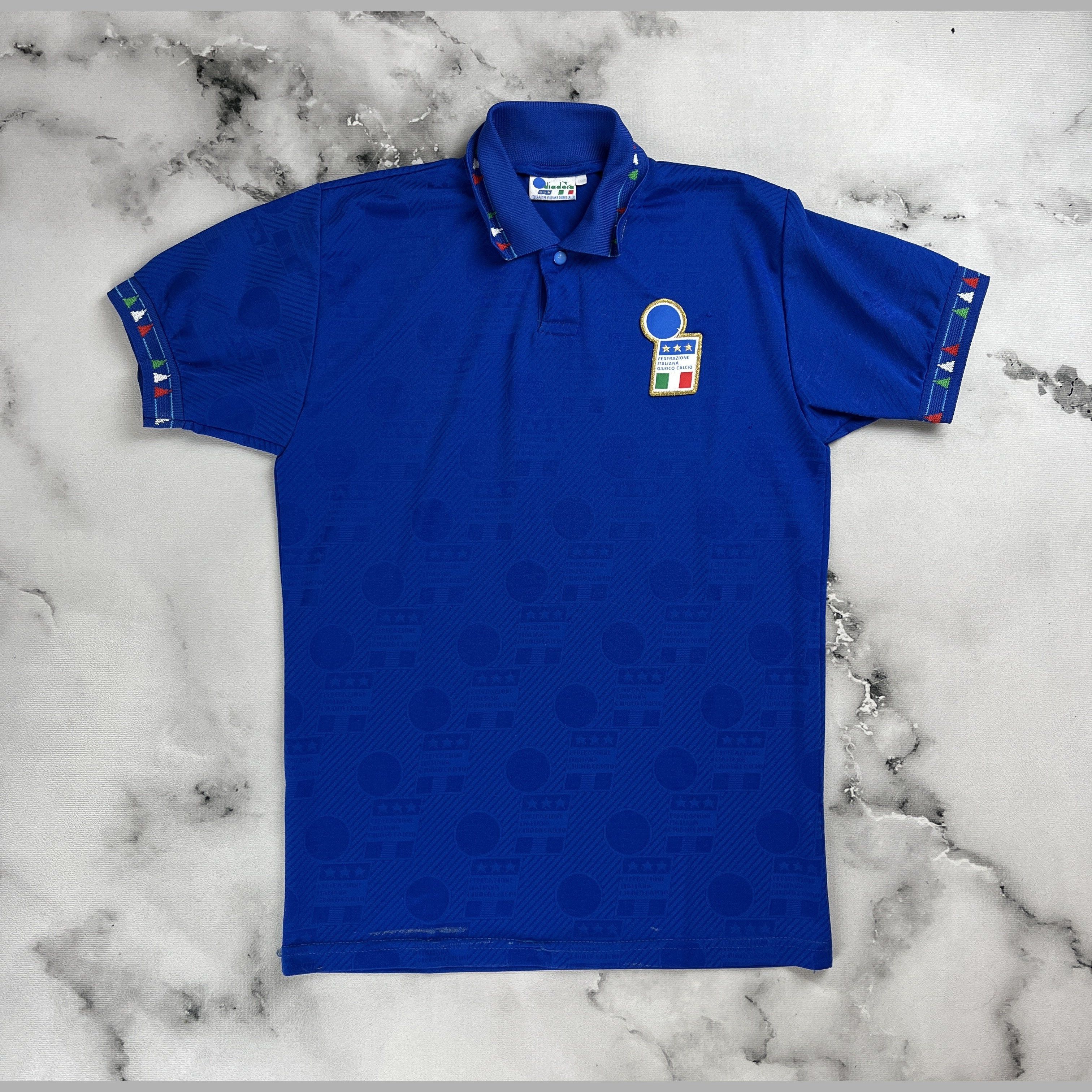 Diadora T-shirt Diadora X Italia Logo Monogramma '90s – S Size US S / EU 44-46 / 1 - 1 Thumbnail