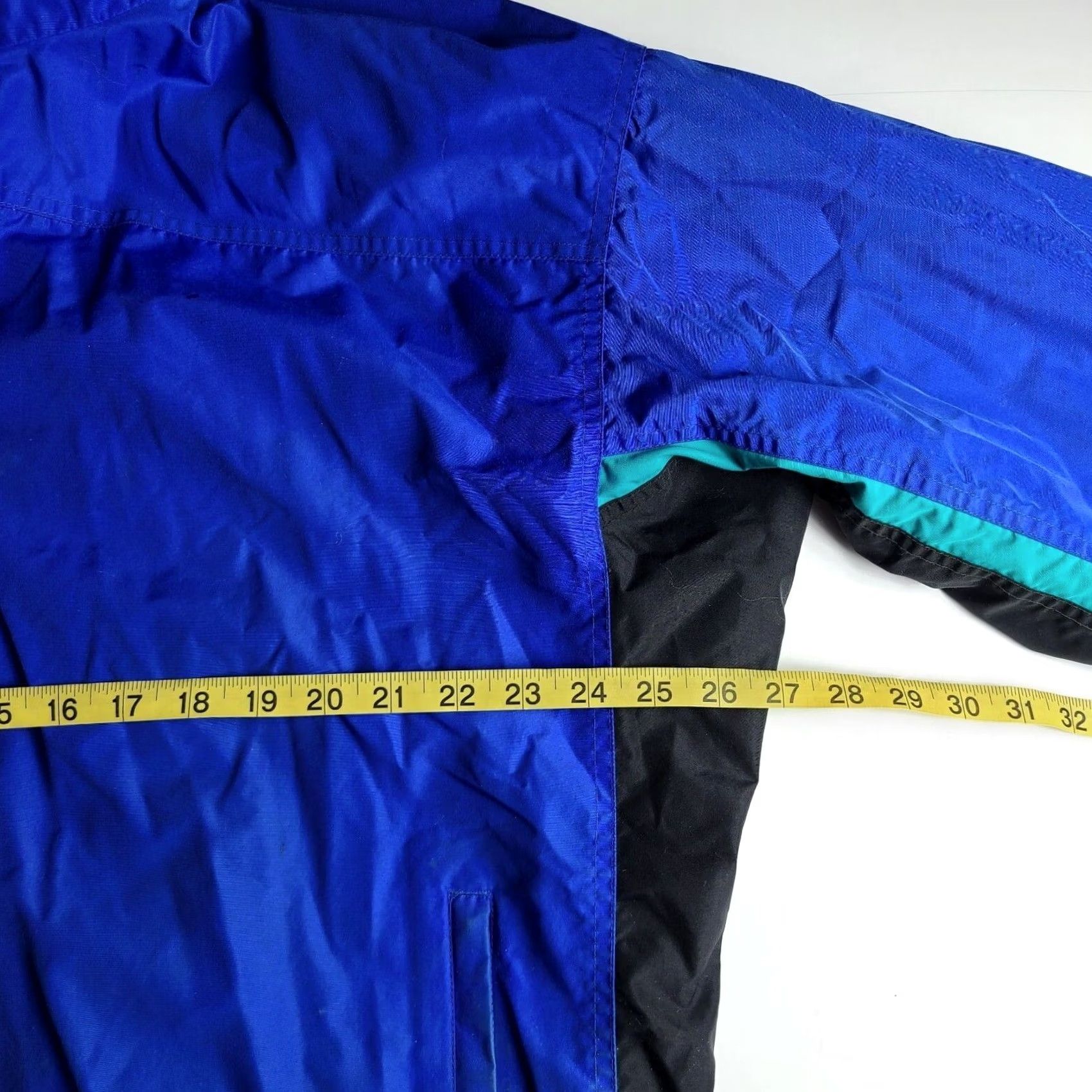 Etro VTG Columbia Bugaboo Windbreaker Jacket Men’s L Nylon 90s Blue Green Zip Regular Travel Hiking Workwear Mens Size US L / EU 52-54 / 3 - 7 Thumbnail