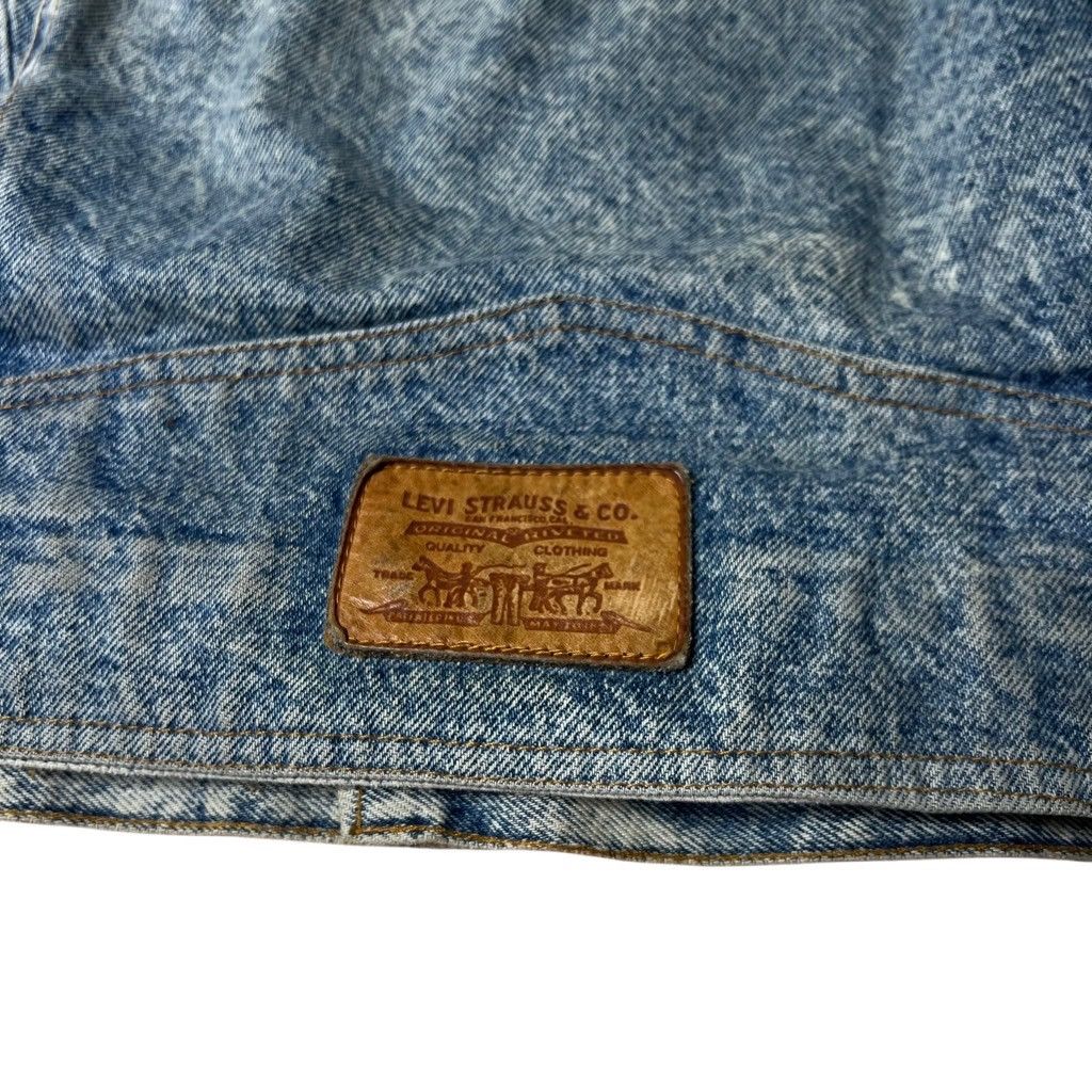 Levi's × Levi's Vintage Clothing × Vintage VTG 80s Levi’s Acid Wash Denim Trucker Jacket XL Thrashed Size XL / US 12-14 / IT 48-50 - 11 Thumbnail