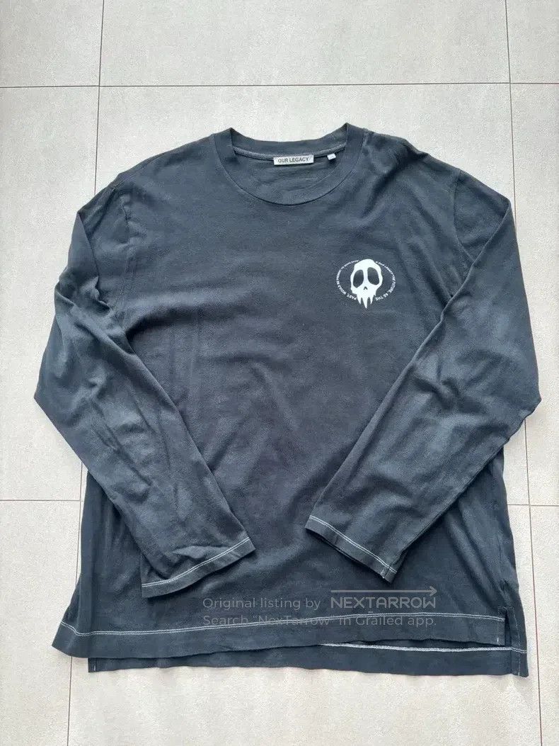 Our Legacy Our Legacy Skull Printed Long Sleeve T-Shirt Size US M / EU 48-50 / 2 - 1 Thumbnail