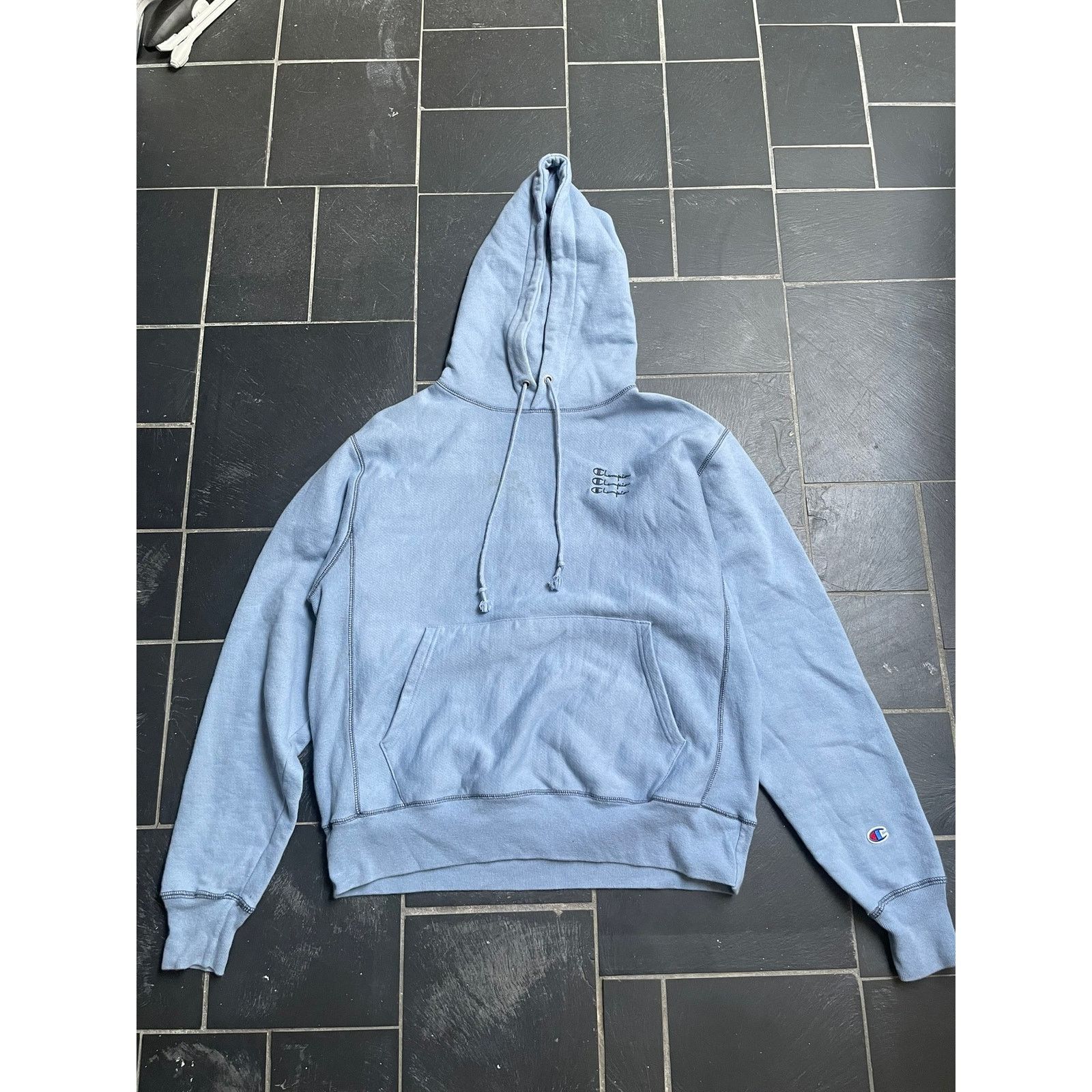 Champion Champion Reverse Weave Baby Blue Hoodie Size US M / EU 48-50 / 2 - 1 Thumbnail