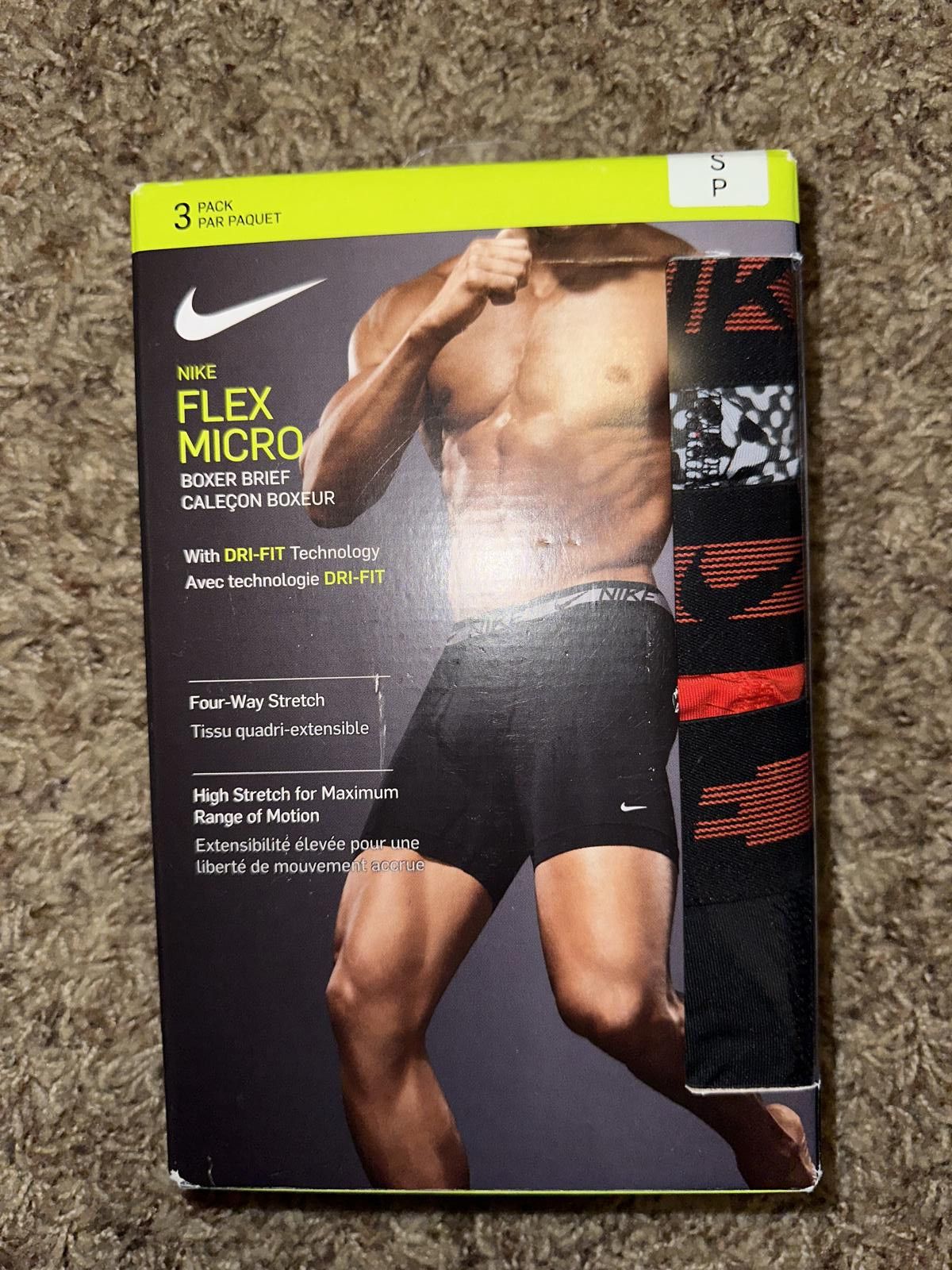 Nike Nike Flex Micro, Boxer Brief, Black/Red/Grey Size ONE SIZE - 1 Thumbnail