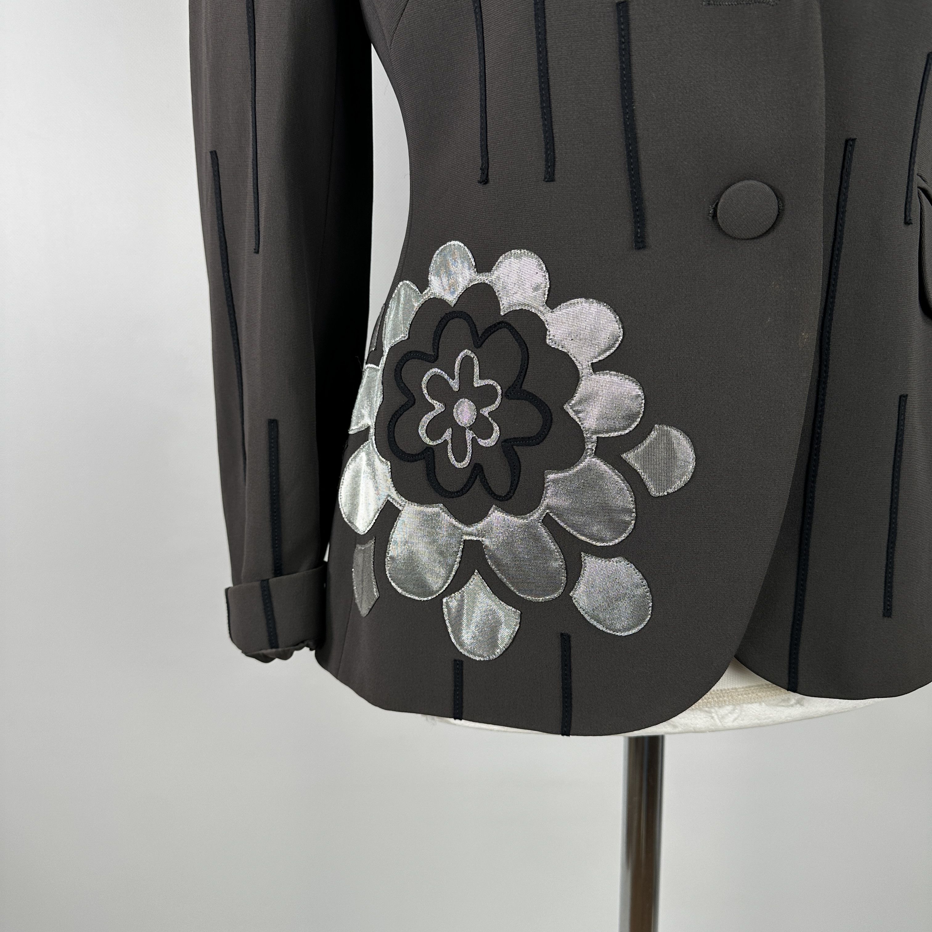 Moschino Blazer Moschino Cheap N Chic Dettaglio Fiore – 42 IT Size M / US 6-8 / IT 42-44 - 2 Thumbnail