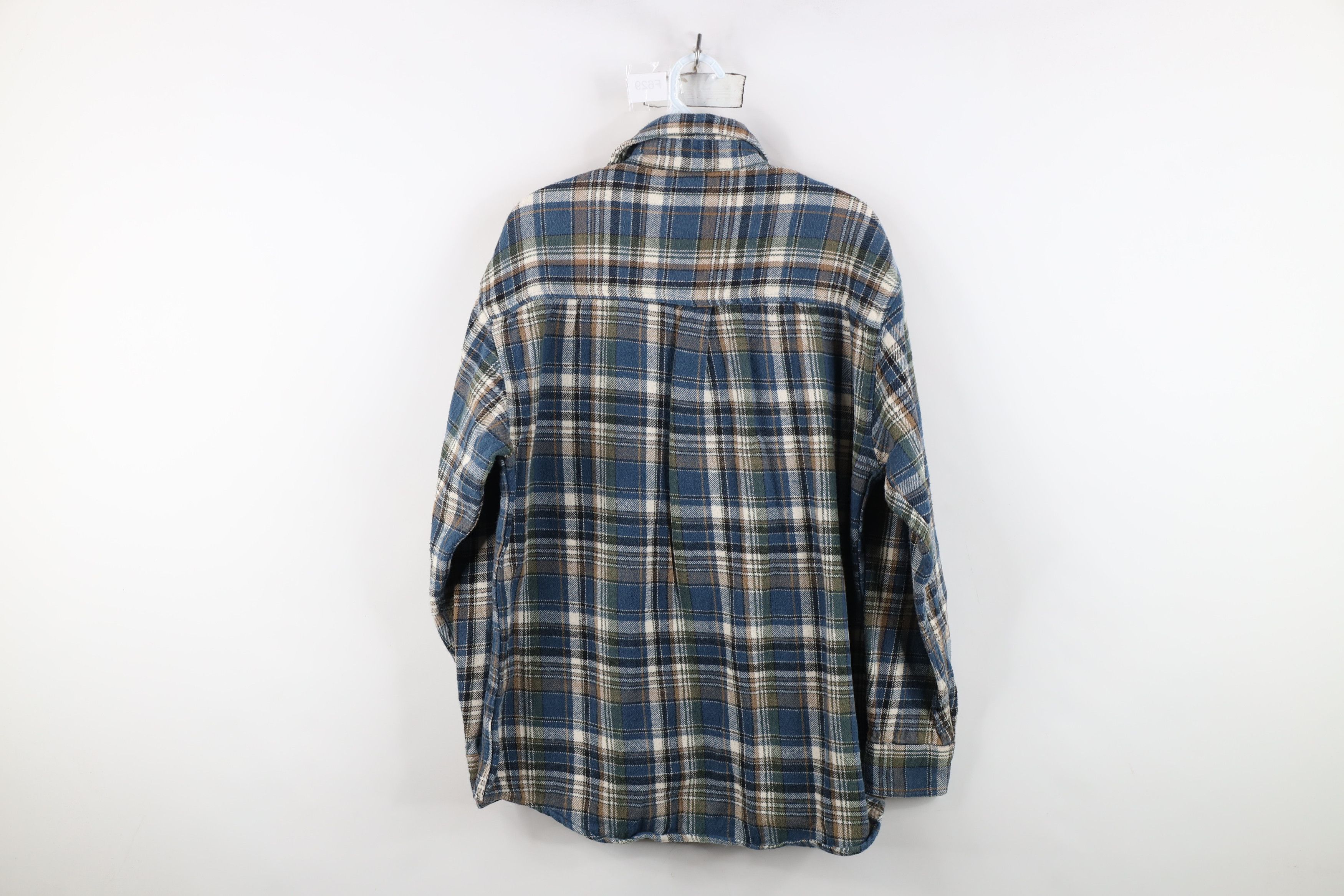 Vintage Vintage 90s Streetwear Heavyweight Collared Button Shirt Size US L / EU 52-54 / 3 - 10 Thumbnail