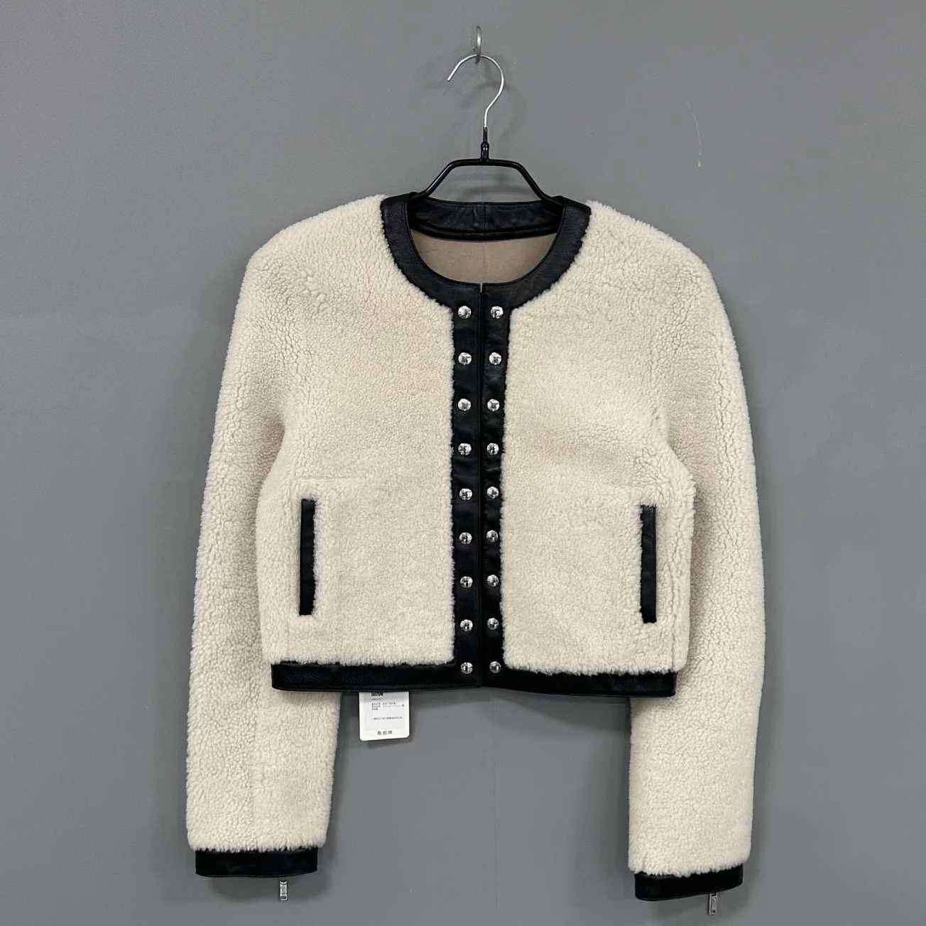 Louis Vuitton LV Shearling Fur-Lined Jacket Women's 36 99 New Size XS / US 0-2 / IT 36-38 - 1 Thumbnail