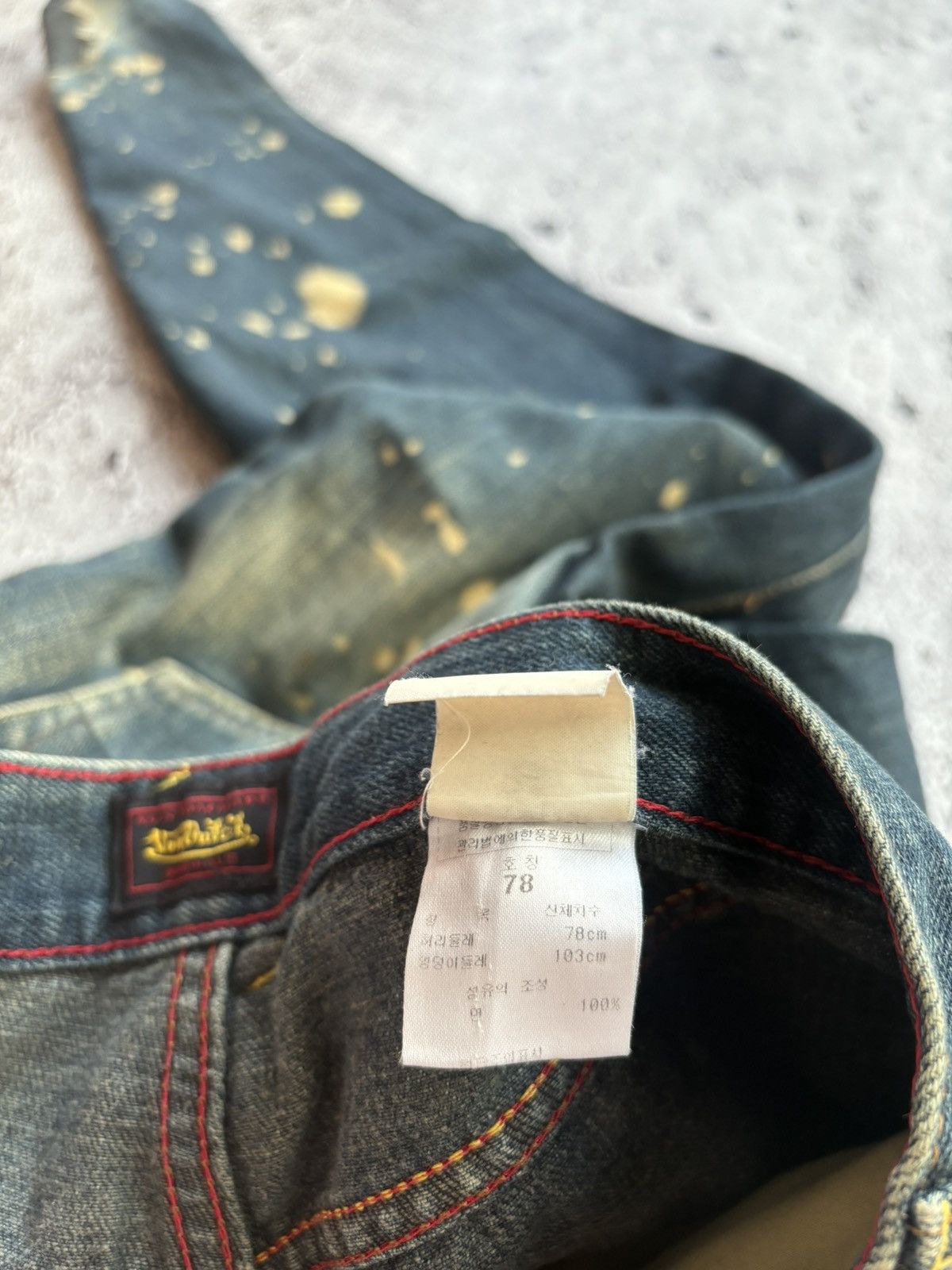 Hysteric Glamour 2000's Von Dutch kustommade Denim bootcut Style Size US 31 - 11 Thumbnail