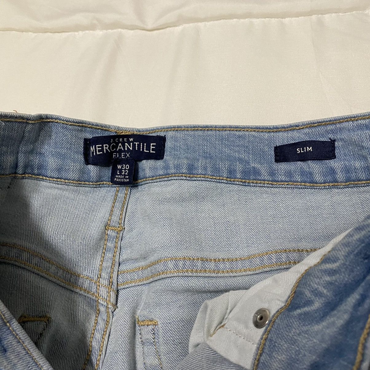 J.Crew J. Crew Vintage Wash Distressed Denim Jeans Size US 30 / EU 46 - 6 Thumbnail