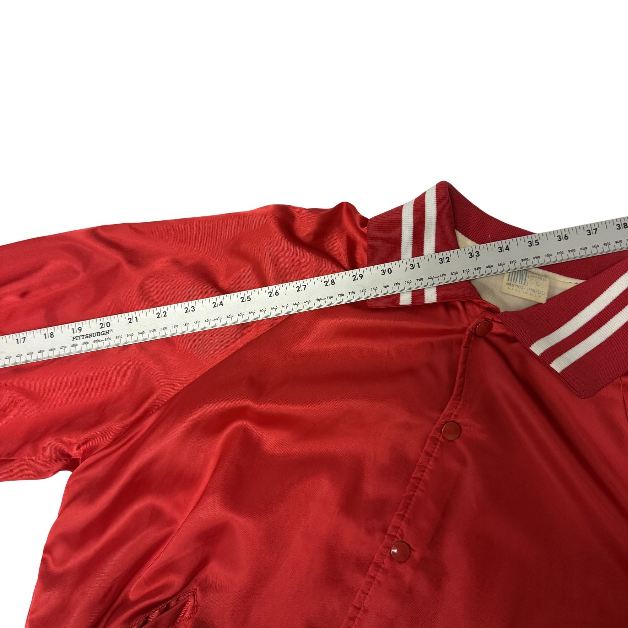 Other Vtg Howie Shiny MALL VISION The RED MACHINE Bomber Size US L / EU 52-54 / 3 - 9 Thumbnail