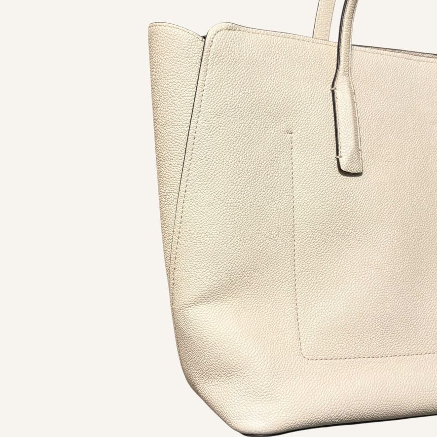 Kate Spade Kate Spade Large Margaux Leather Tote Cream Vanilla Classic Size ONE SIZE - 9 Thumbnail