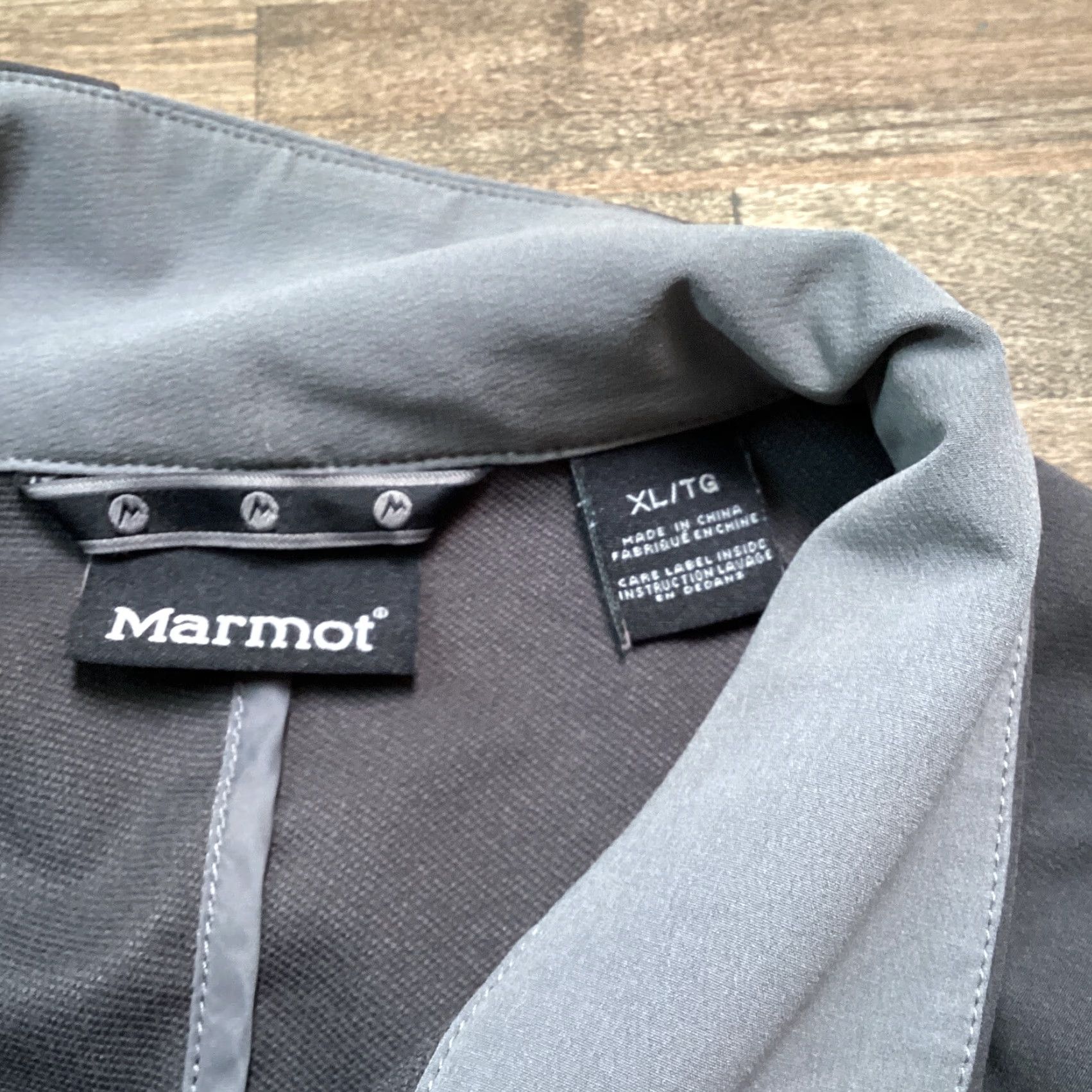 Marmot Marmot M3 Tempo Jacket Men XL Gray Two Tone Full Zip Soft Shell Outdoor Hiking Size US XL / EU 56 / 4 - 3 Thumbnail