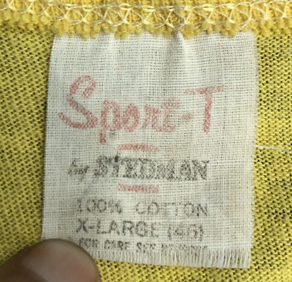 Vintage Vintage Sport-T by Stedman MTSC 1978 Model T-Shirt Size US XL / EU 56 / 4 - 8 Thumbnail