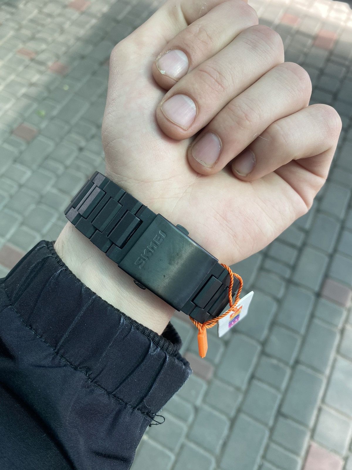 Jewelry × Vintage Skmei Sports Watch Digital Analog Black Strap Modern Size ONE SIZE - 2 Thumbnail