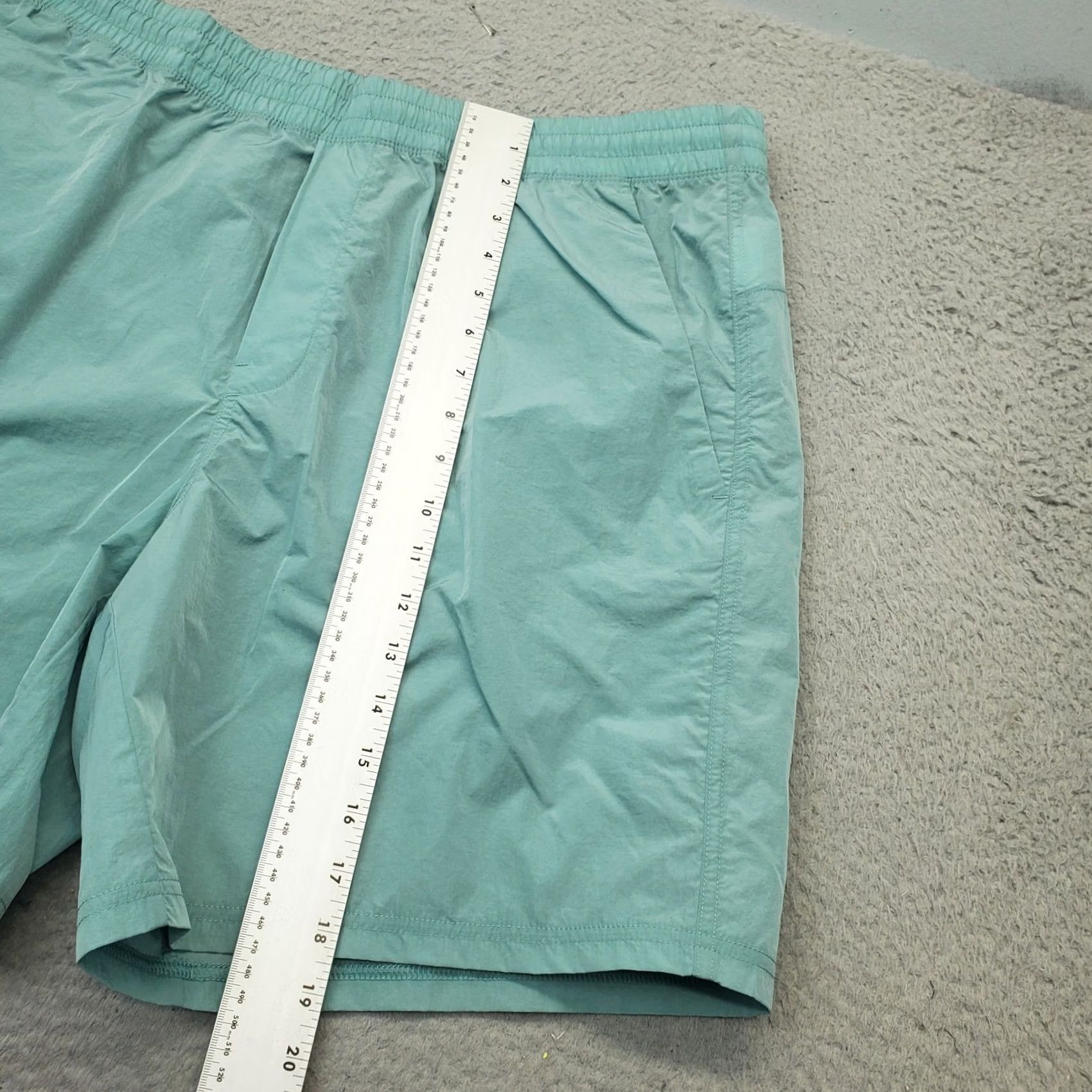 Vintage VRST All-In Shorts Mens XL Green Elastic Waist Water Repellent UPF 50+ Shirt Size US 36 / EU 52 - 4 Thumbnail