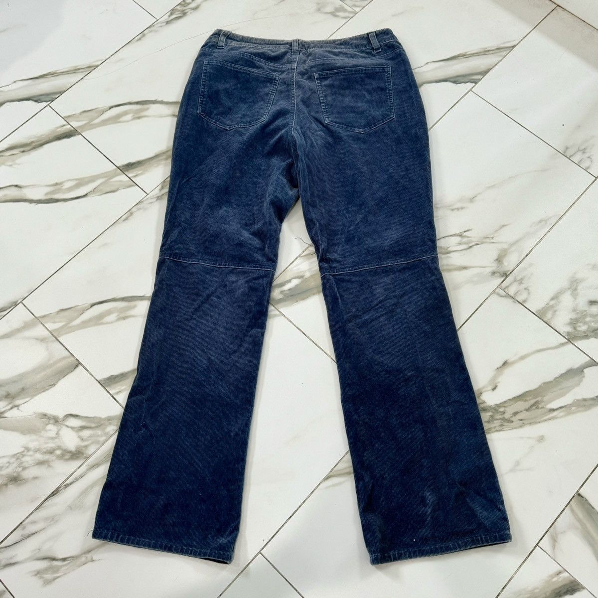 Route 66 × Vintage VINTAGE ROUTE 66 NAVY FLARE CORDUROY PANTS! Size US 30 / EU 46 - 5 Thumbnail