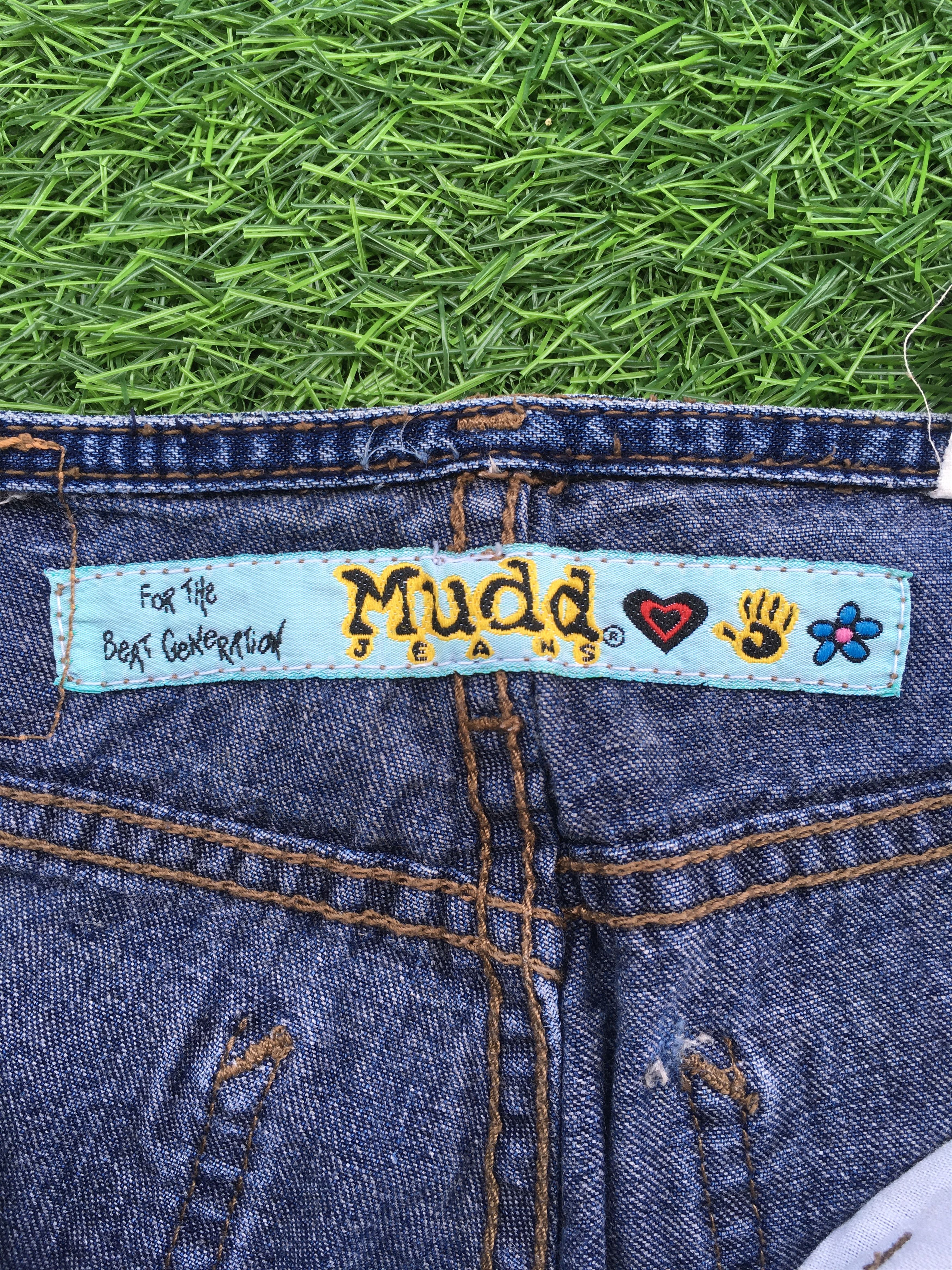 Designer × Jean Expose Button No Waist Multi Pocket Flare Jeans D-980 Size 25" / US 0 / IT 36 - 12 Thumbnail