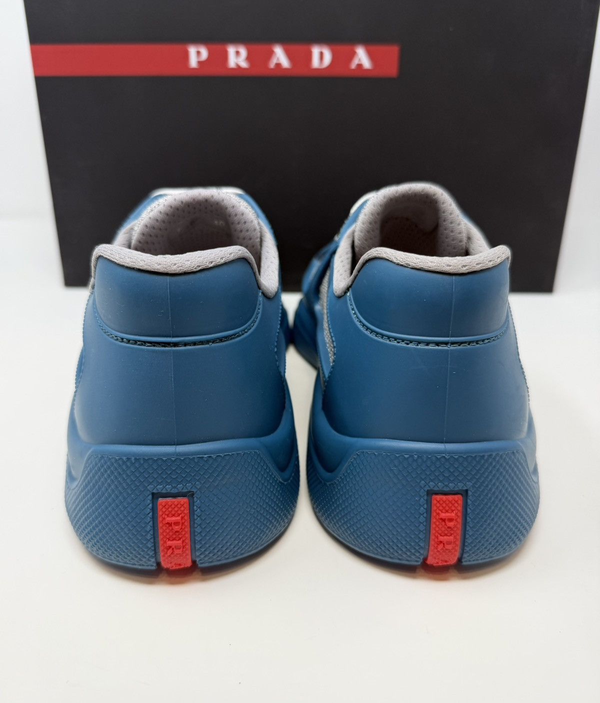 Prada Prada Americas Cup Rubber Sneaker Lagoon Blue Size US 8 / EU 41 - 5 Thumbnail