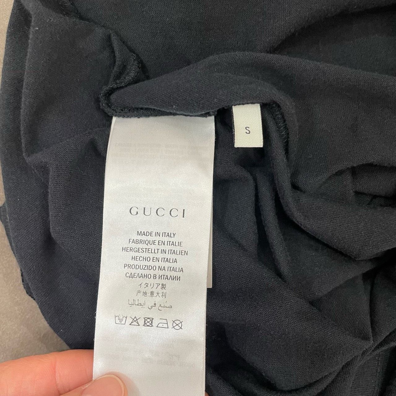 Gucci Gucci Black leopard belt short sleeves 2501-Nextarrow Size US S / EU 44-46 / 1 - 5 Thumbnail