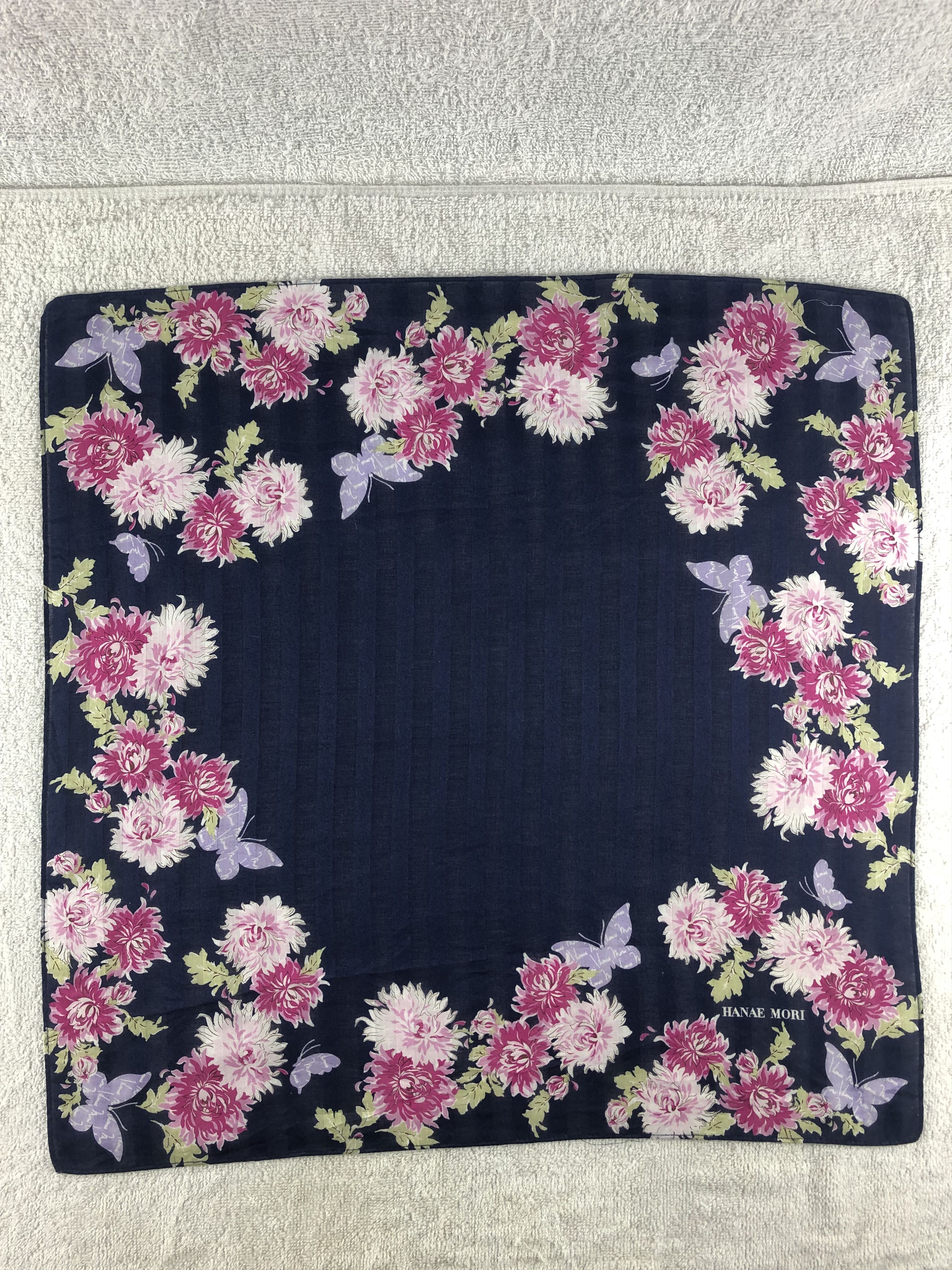 Hanae Mori × Japanese Brand × Vintage Hanae Mori Handkerchief / Bandana / Neckerchief Size ONE SIZE - 3 Thumbnail