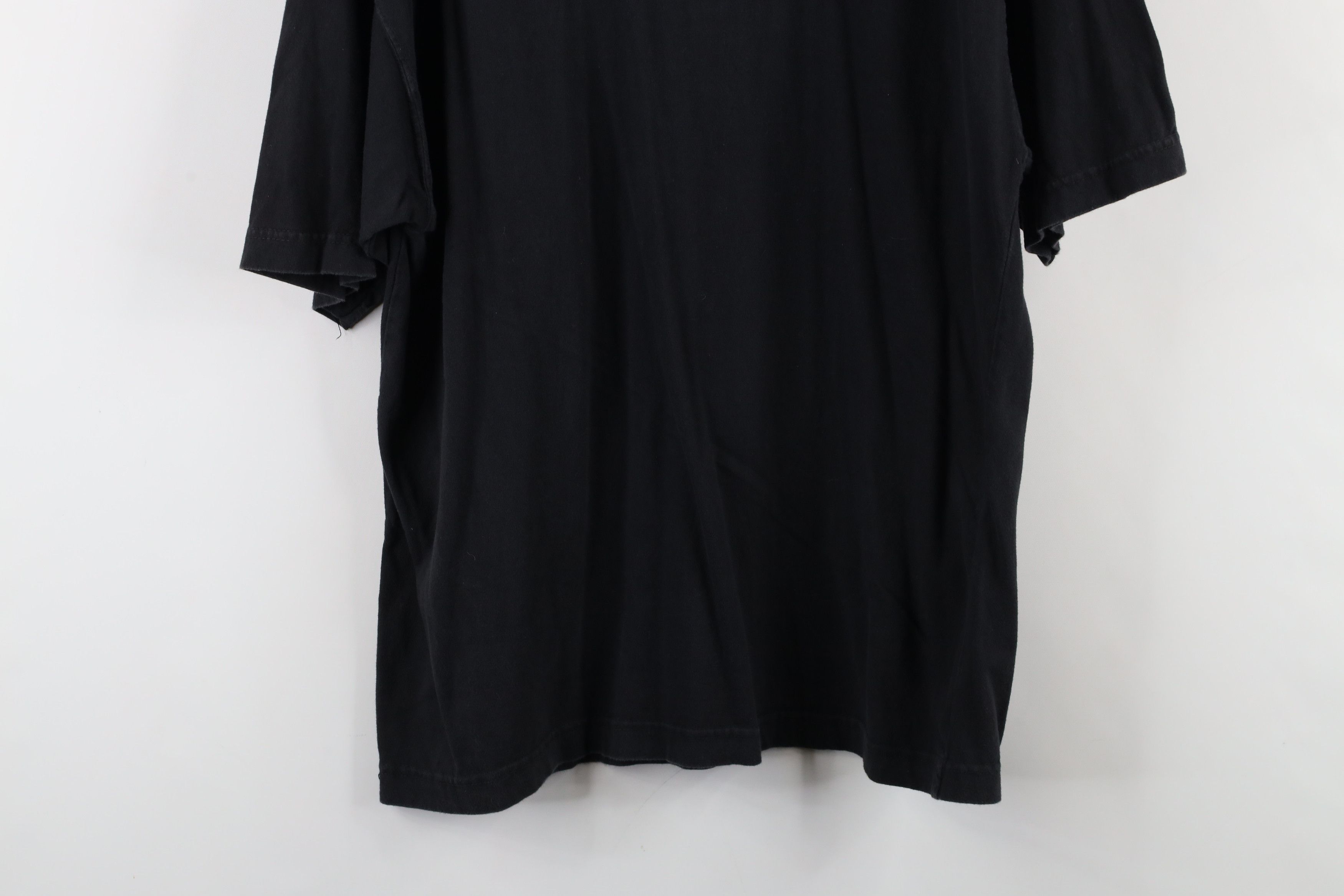 Vintage Vintage 90s Streetwear Short Sleeve Henley T-Shirt Black Size US L / EU 52-54 / 3 - 9 Thumbnail