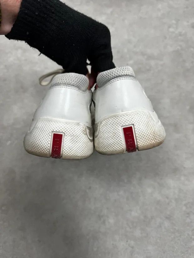 Prada 2000s Prada White America’s Cup Sneakers Size US 8.5 / EU 41-42 - 4 Thumbnail