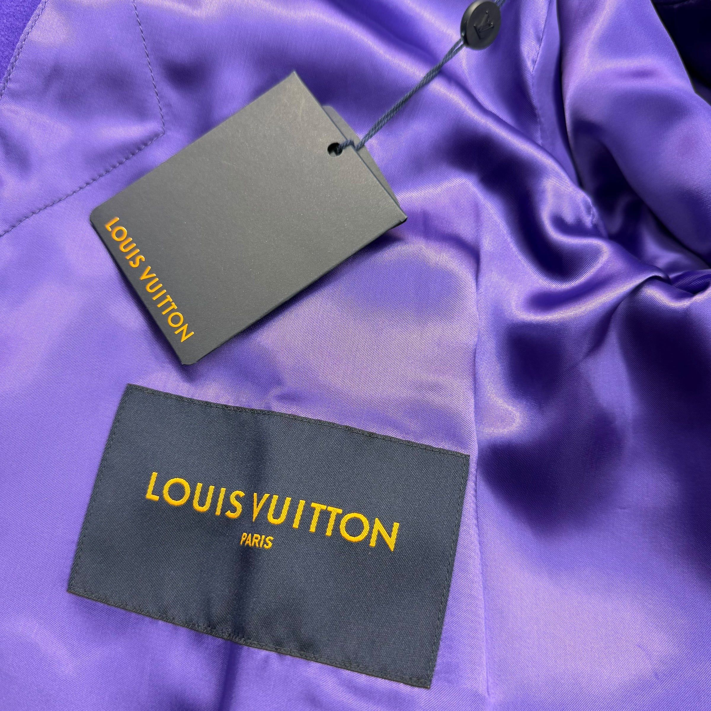 Louis Vuitton Louis Vuitton Frog Purple Varsity Jacket 50 (L) Size US L / EU 52-54 / 3 - 7 Thumbnail