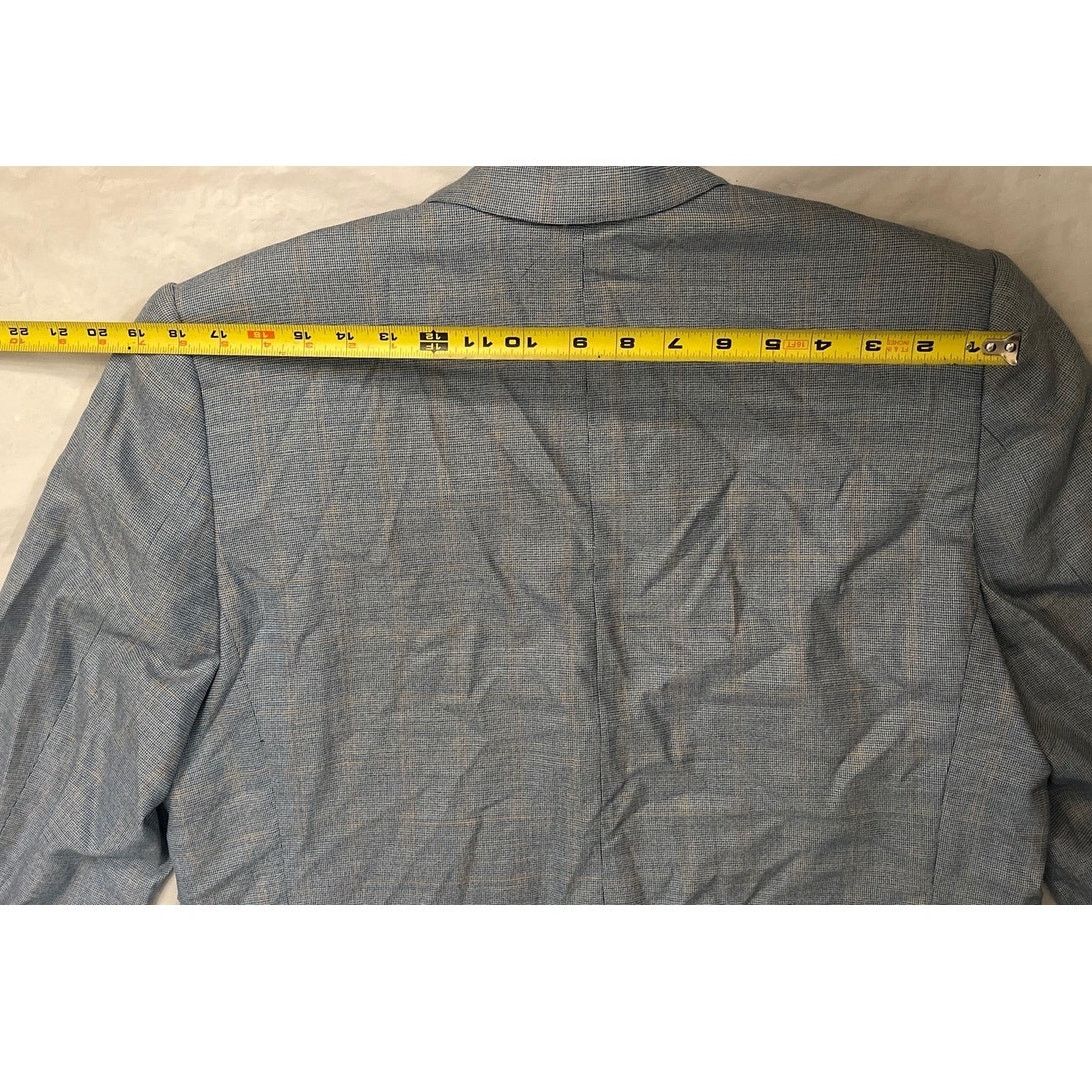 Ermenegildo Zegna Ermenegildo Zegna 100% Wool Blazer Sport Jacket Size: 54 Size 54R - 8 Thumbnail
