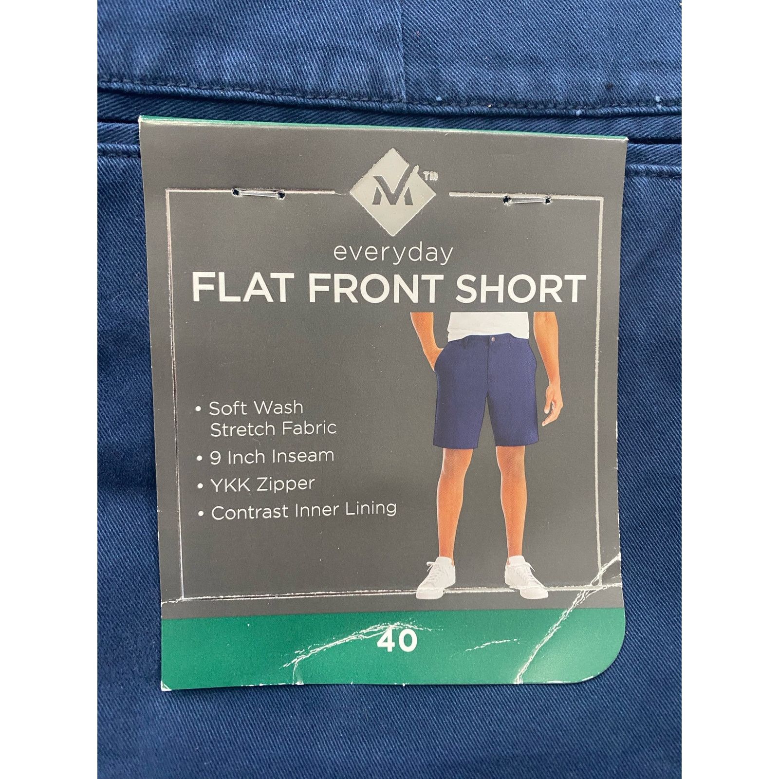 Other Members Mark Men's Everyday Stretch Flat Front Short 40W Size US 40 / EU 56 - 5 Thumbnail