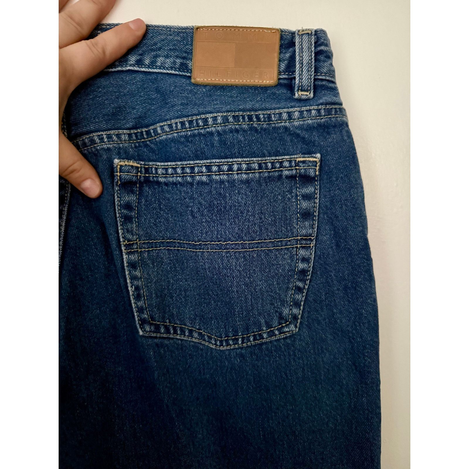 Tommy Hilfiger Vintage Y2K Tommy Hilfiger Denim Mid Rise Skinny Jeans 31" Size 34" / US 12 / IT 48 - 6 Thumbnail