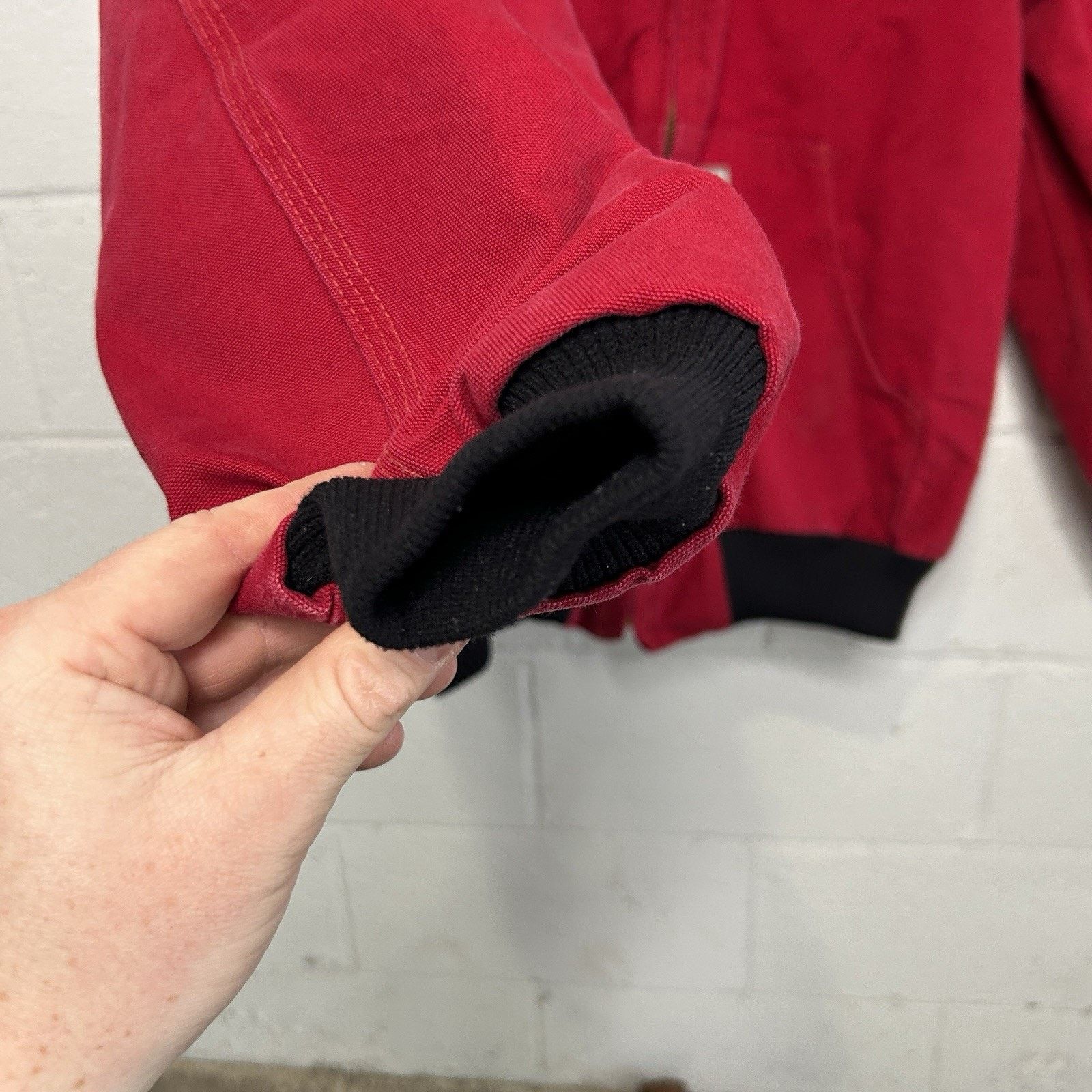 Carhartt Vintage Carhartt Quilted Hooded Active Jacket “Red” J04 RED Size US L / EU 52-54 / 3 - 8 Thumbnail