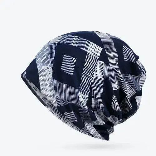 Other Geometric Pattern Hat Knitted Beanie Size ONE SIZE - 3 Thumbnail