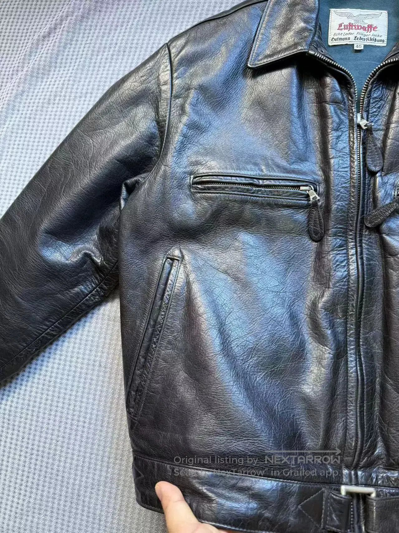 Eastman Leather Clothing Eastman Leather German Pilot Jacket. Size US XXS / EU 40 - 4 Thumbnail