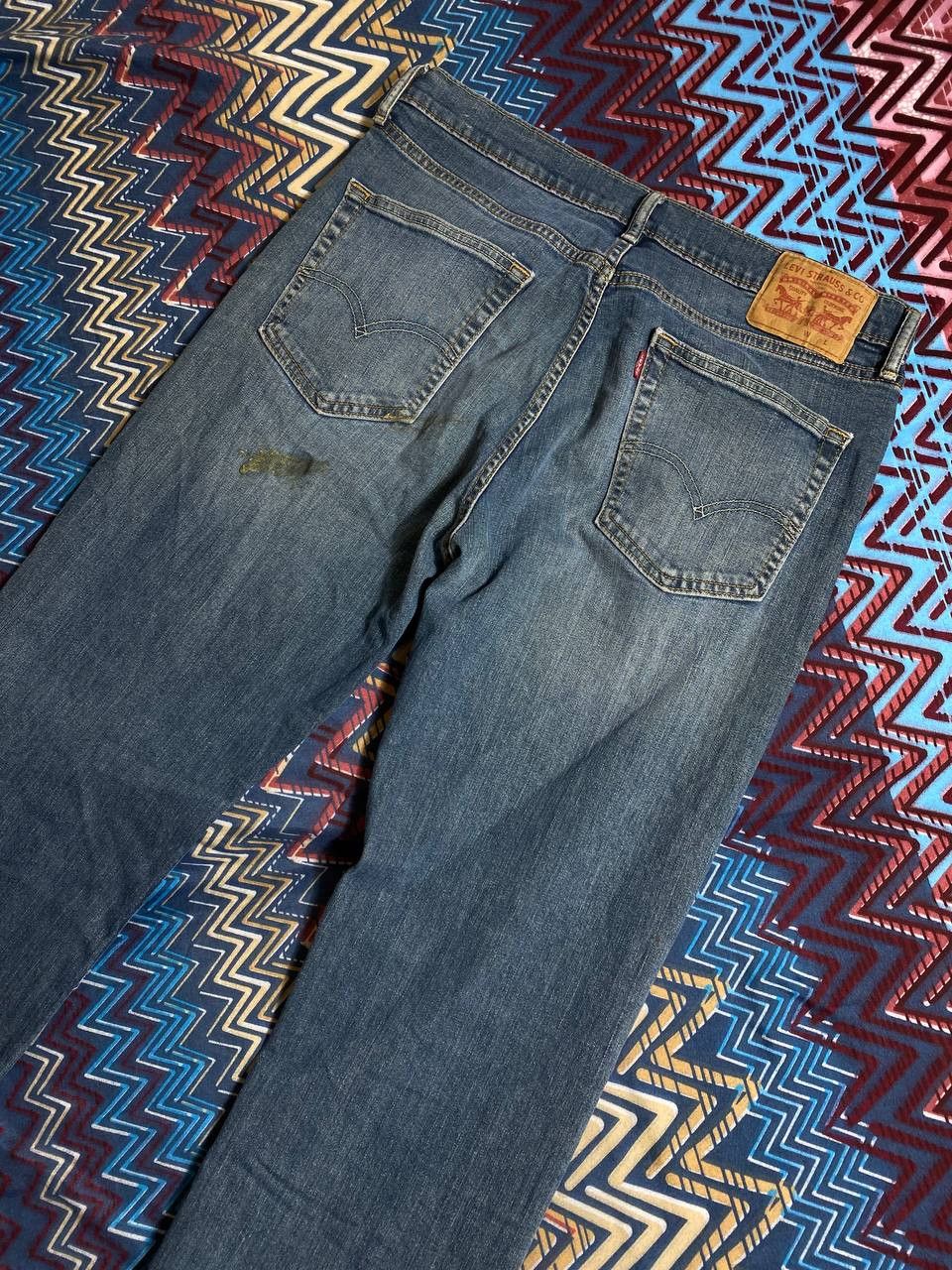 Levi's blue jeans pants Levi's w34 Y2K vintage streetwear Size US 34 / EU 50 - 18 Thumbnail