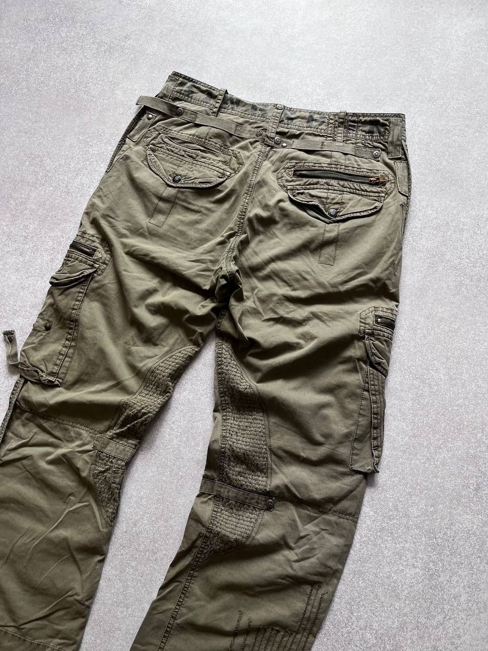 Japanese Brand Vintage Archival Avantgarde Baggy Opium Cargo Pants Y2K M Size US 32 / EU 48 - 10 Thumbnail