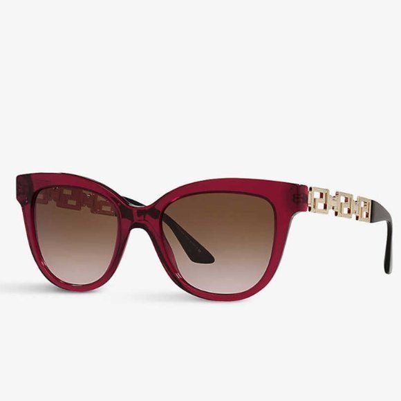 image of NWT Versace Ve4394 - 38813 Red Gold Sunglasses, Women's