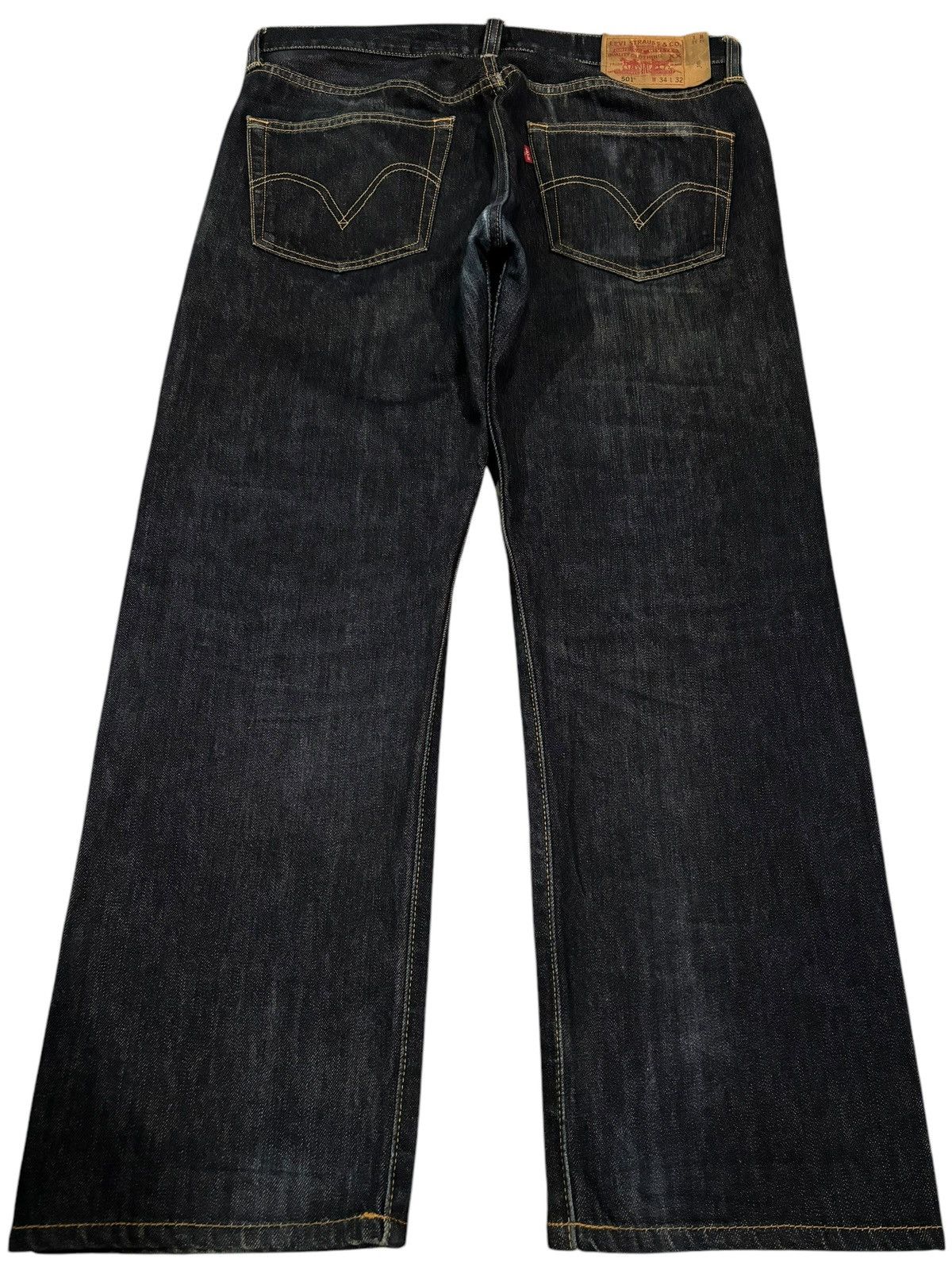 Levi's × Vintage Y2k Vintage Levi’s Lot 501 Japan Faded Straight Cut Jeans Size US 34 / EU 50 - 2 Thumbnail