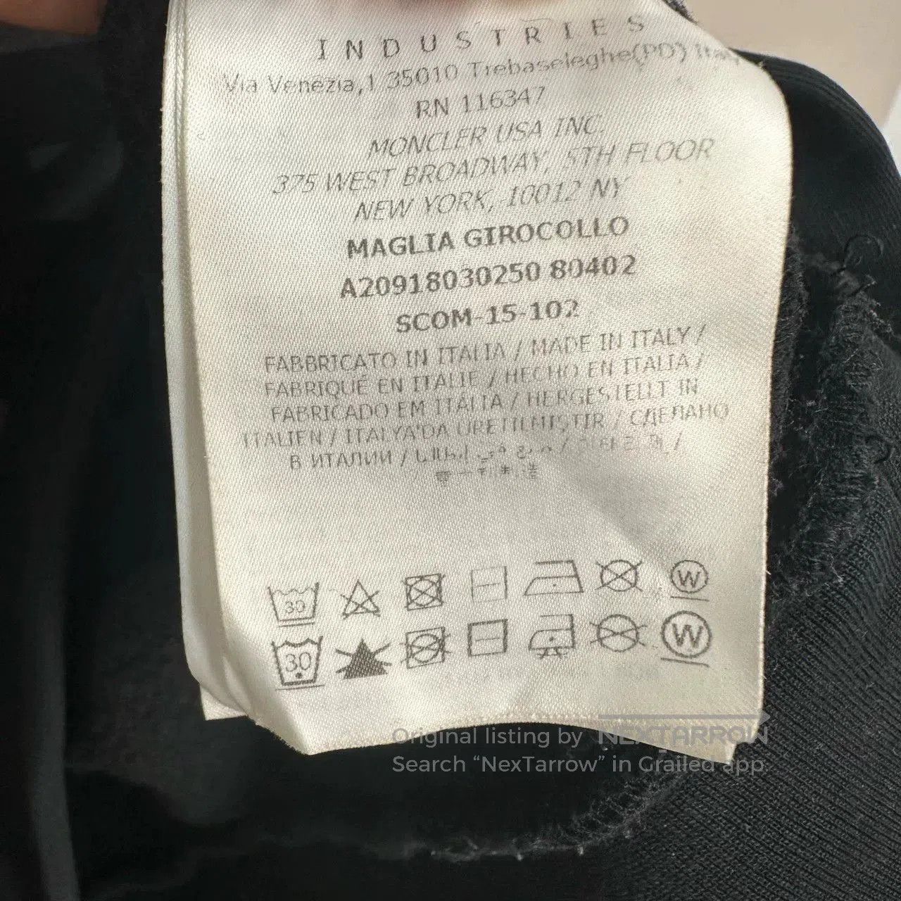 Moncler Moncler Digital Letter Sweatshirt. Size US M / EU 48-50 / 2 - 3 Thumbnail