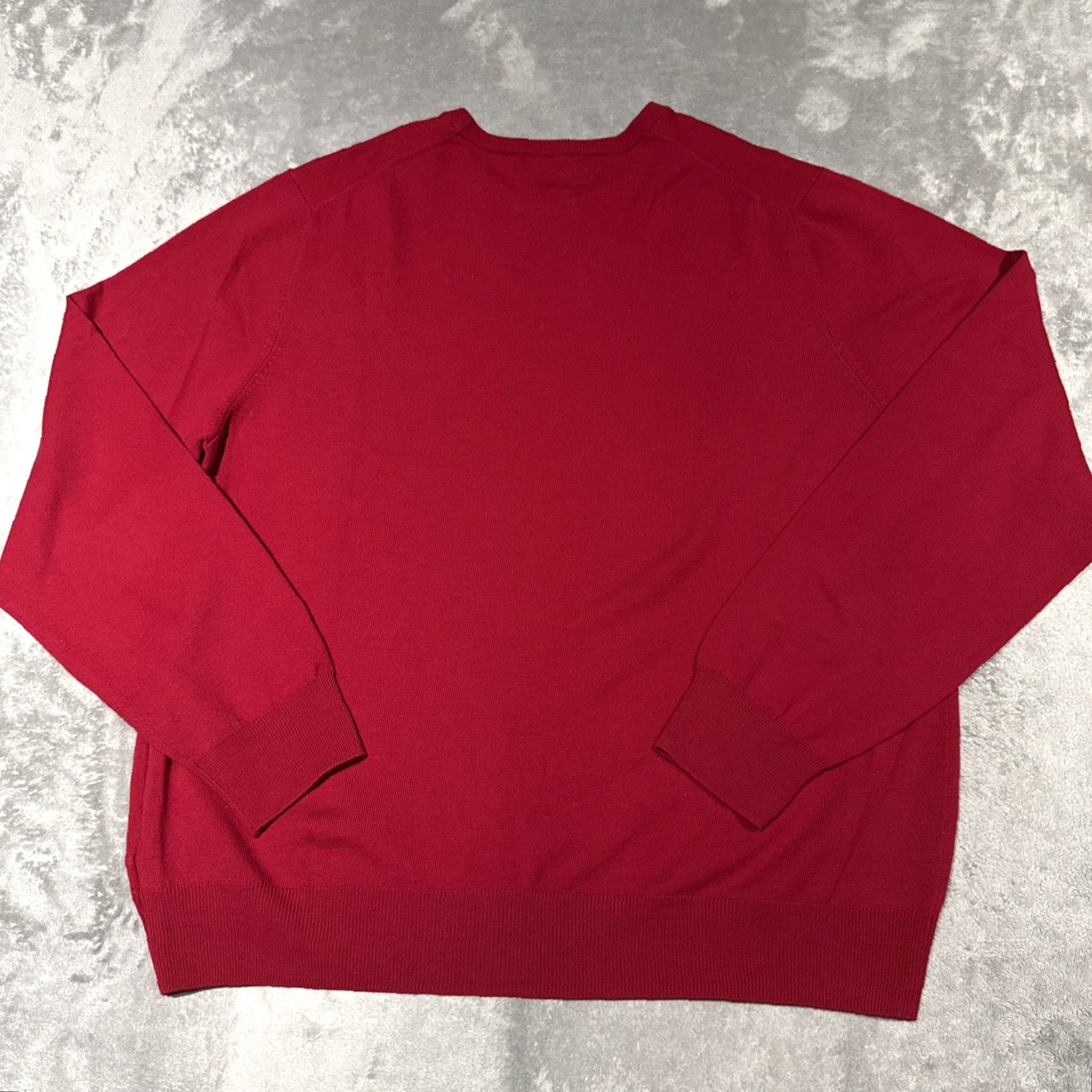 Brooks Brothers Brooks Brothers Sweater Mens XL Red Saxxon Wool Crew Neck Career Casual Size US XL / EU 56 / 4 - 6 Thumbnail