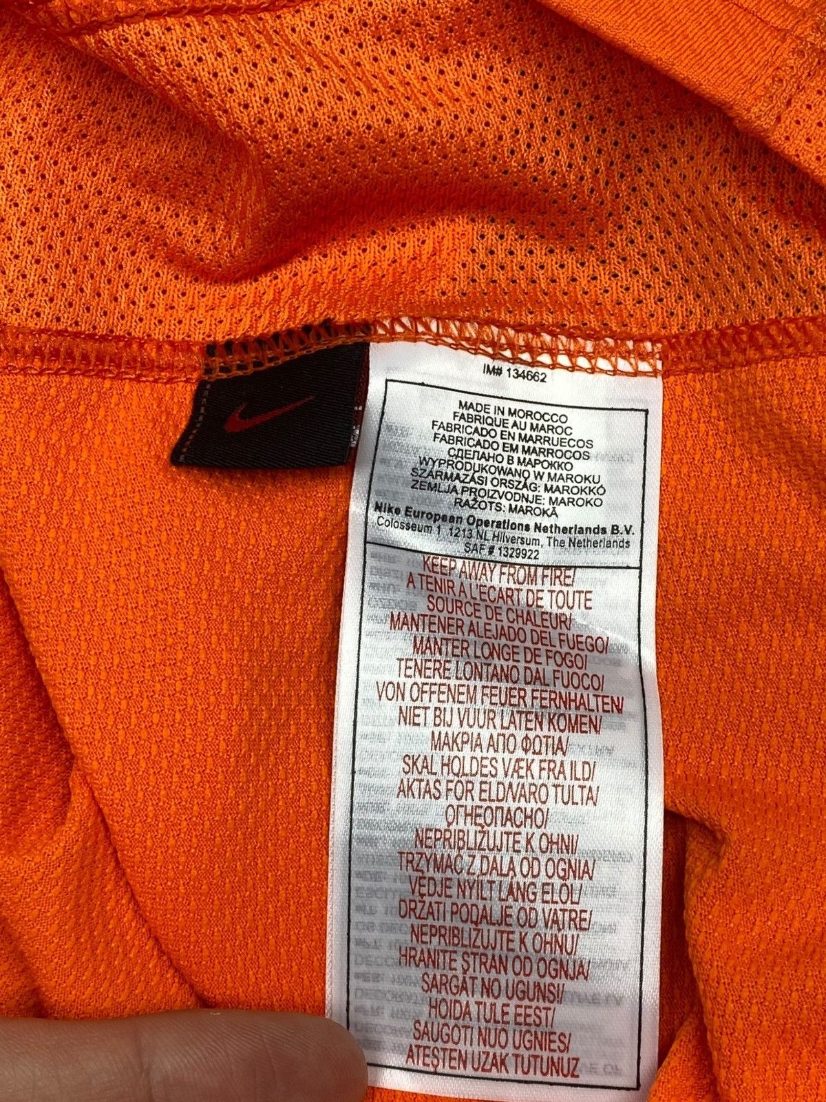 Vintage 00s Netherlands 2006 Nike Home Jersey KNVB Van Basten Era Size US L / EU 52-54 / 3 - 15 Thumbnail