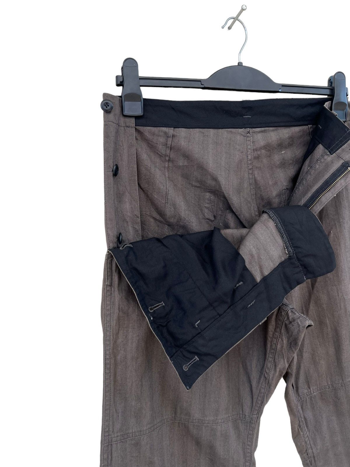 PPFM Vintage PPFM Loose Wide Leg HBT Striped Trouser Pant Size US 32 / EU 48 - 8 Thumbnail