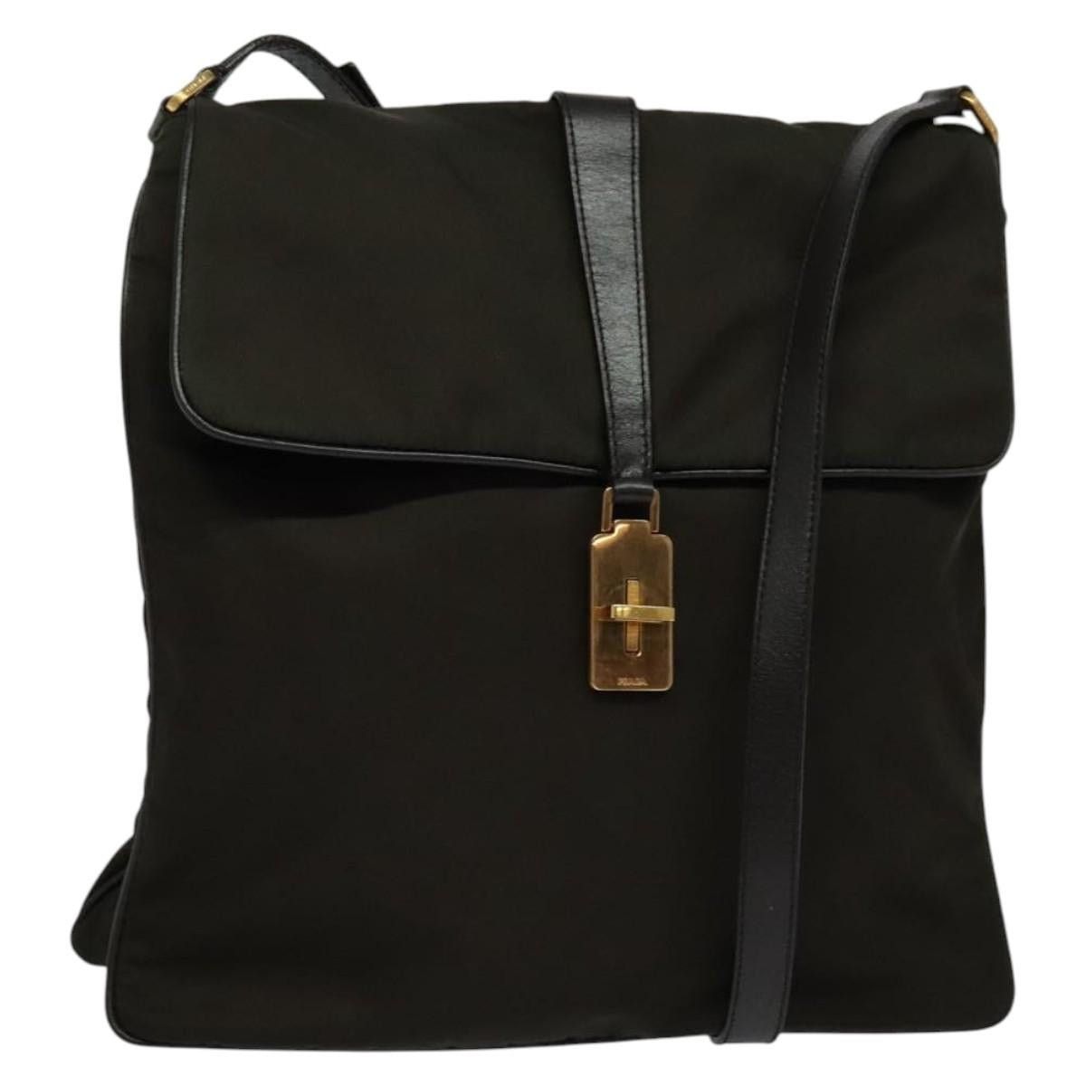 Prada PRADA Shoulder Bag Nylon Khaki Gold Size ONE SIZE - 1 Thumbnail