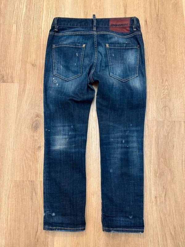 Dsquared2 Dsquared2 Cool Girl Cropped Jean Jeans Navy Denim Pants 38 Size 26" / US 2 / IT 38 - 2 Thumbnail