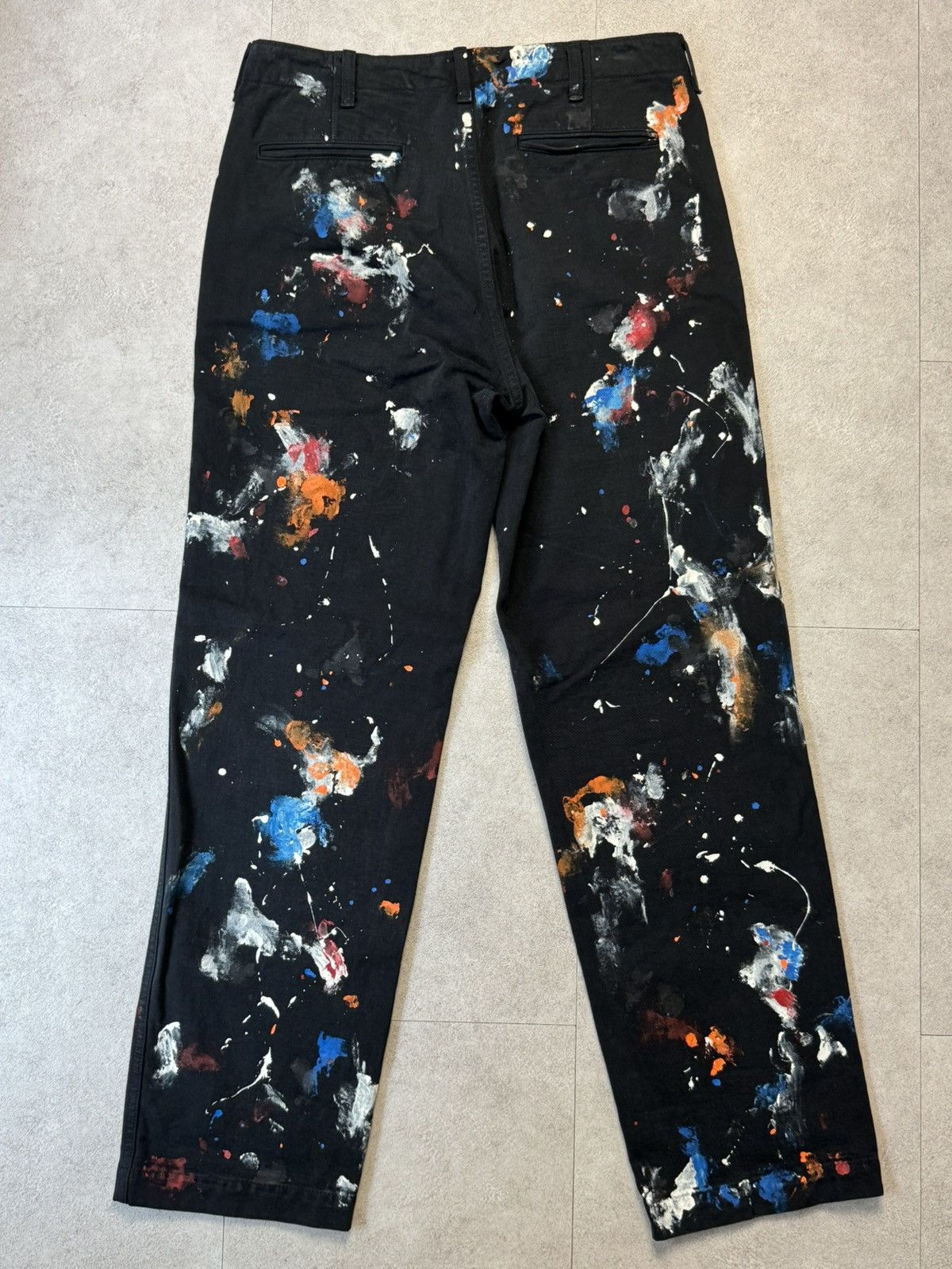 Comme des Garcons × Comme des Garcons Homme × Comme des Garcons Homme Plus Comme Des Garcons Homme Paint Pants Size US 30 / EU 46 - 2 Thumbnail