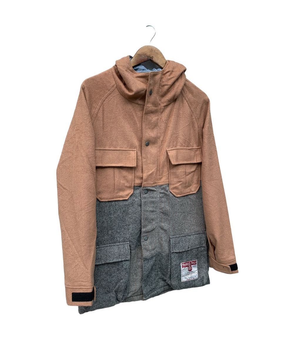 Harris Tweed Vintage Harris Tweed Hoodie Zipper Button Jacket Size US M / EU 48-50 / 2 - 3 Thumbnail